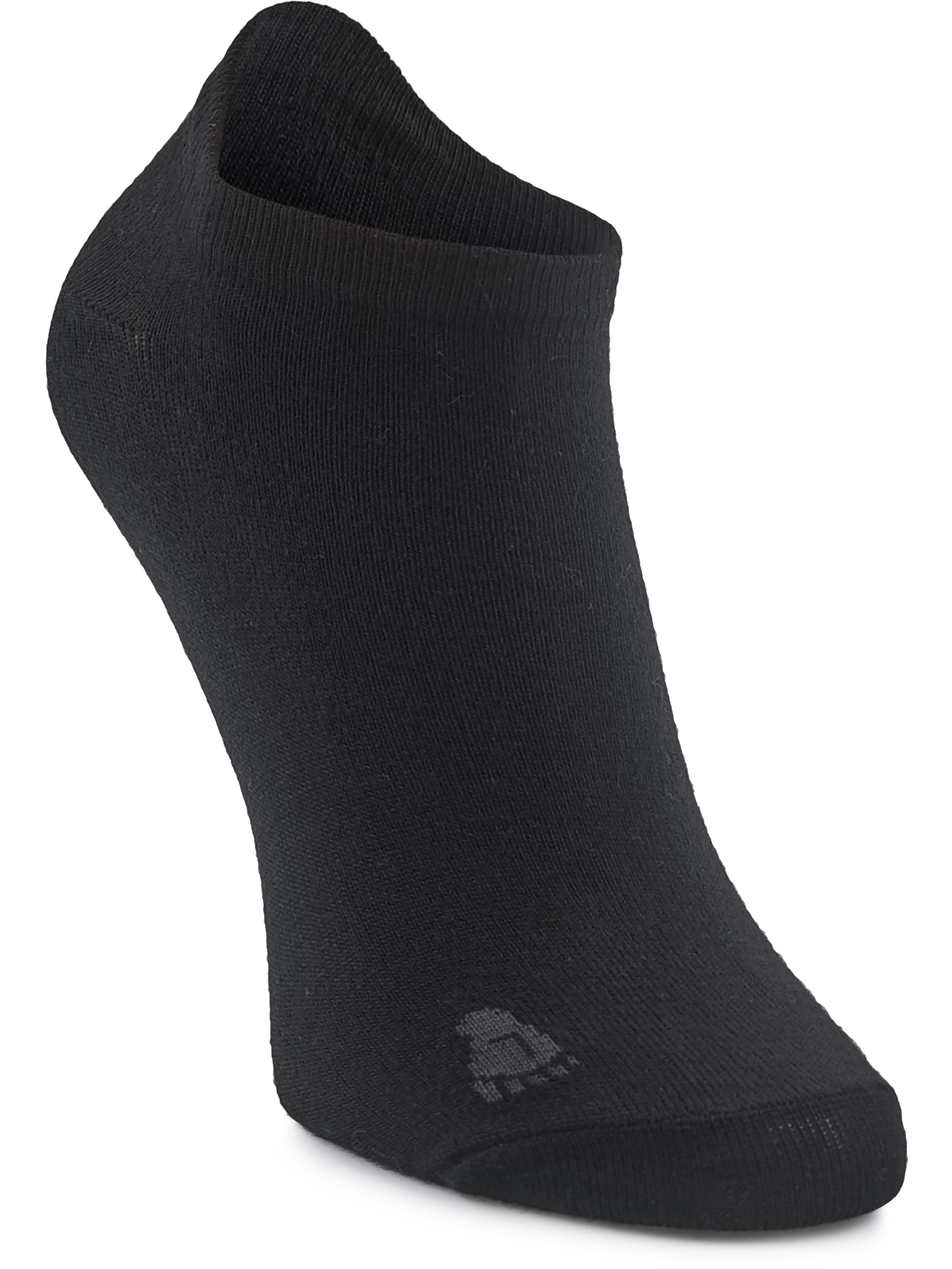 Pack Socken Schwarz Ladeheid Unisex 5 aus Sneaker Bambusfasern Socken LASS0003