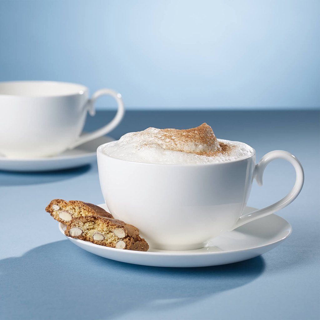 Villeroy & Boch Untertasse Royal Kaffee-/Teeuntertasse 15cm, (1 St), Premium Bone Porcelain, 1 Stck, mikrowellensicher,spülmaschinenfest, M