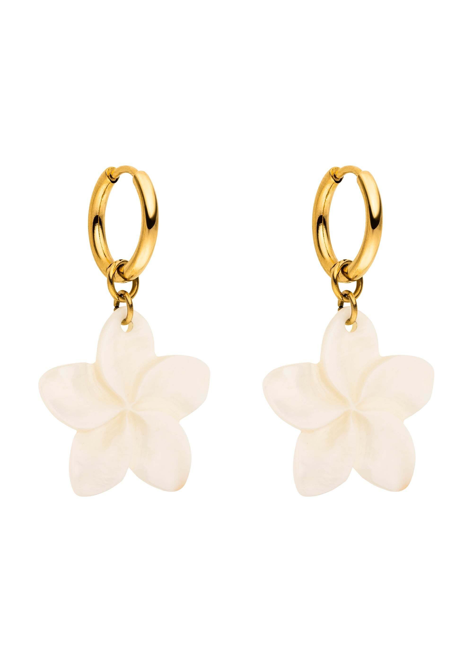 Purelei Paar Creolen Plumeria