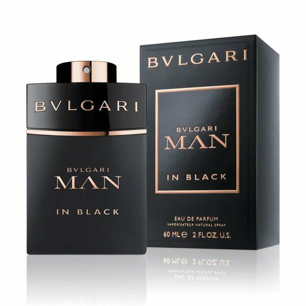 BVLGARI Eau de Parfum Man in Black, Glasflakon, Parfüm EDP, Herrenduft