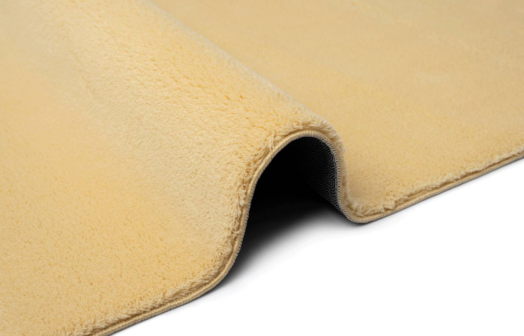 Floornovo Hochflor-Teppich Indoor Teppich Gold versch. Größen - rechteckig für alle Innenräume -, rechteckig, Trocken- und Feuchträume