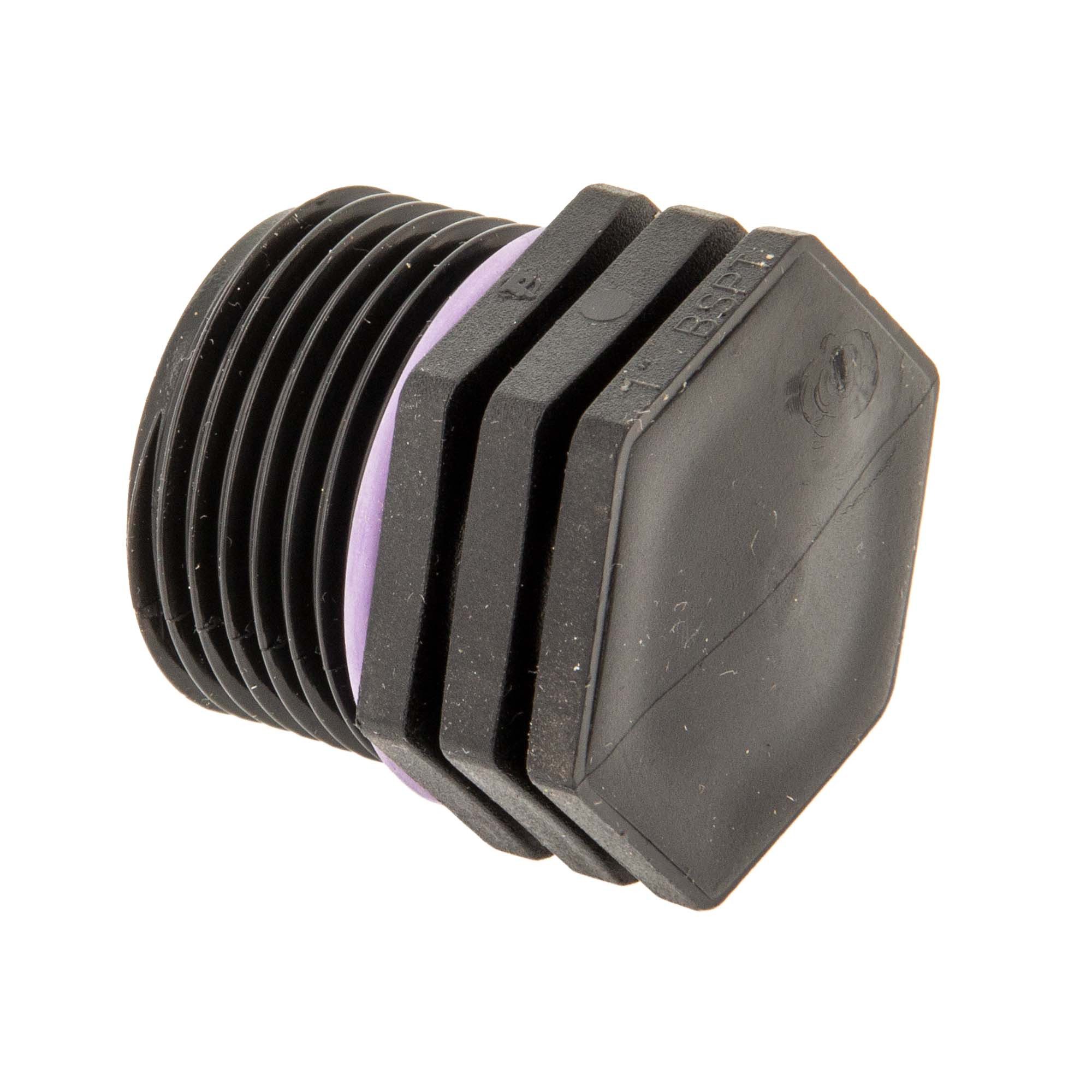 Plas-Fit Ltd. Bewässerungssystem Stopfen mit AG, Self Seal PP-Schraubverbinder, 10 bar Typ PMS