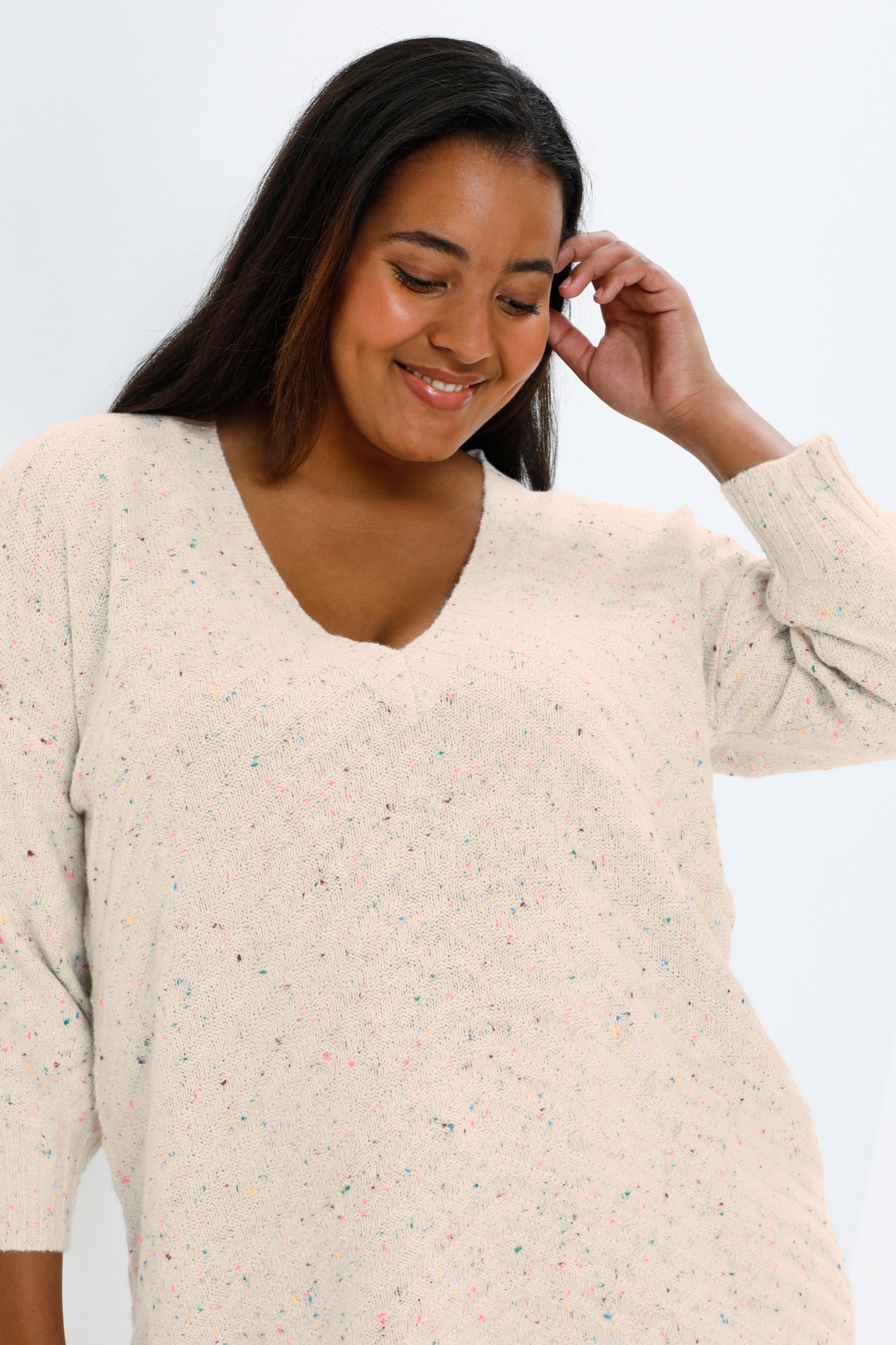 KAFFE Curve Strickpullover Strickpullover KCmaggi Große Größen