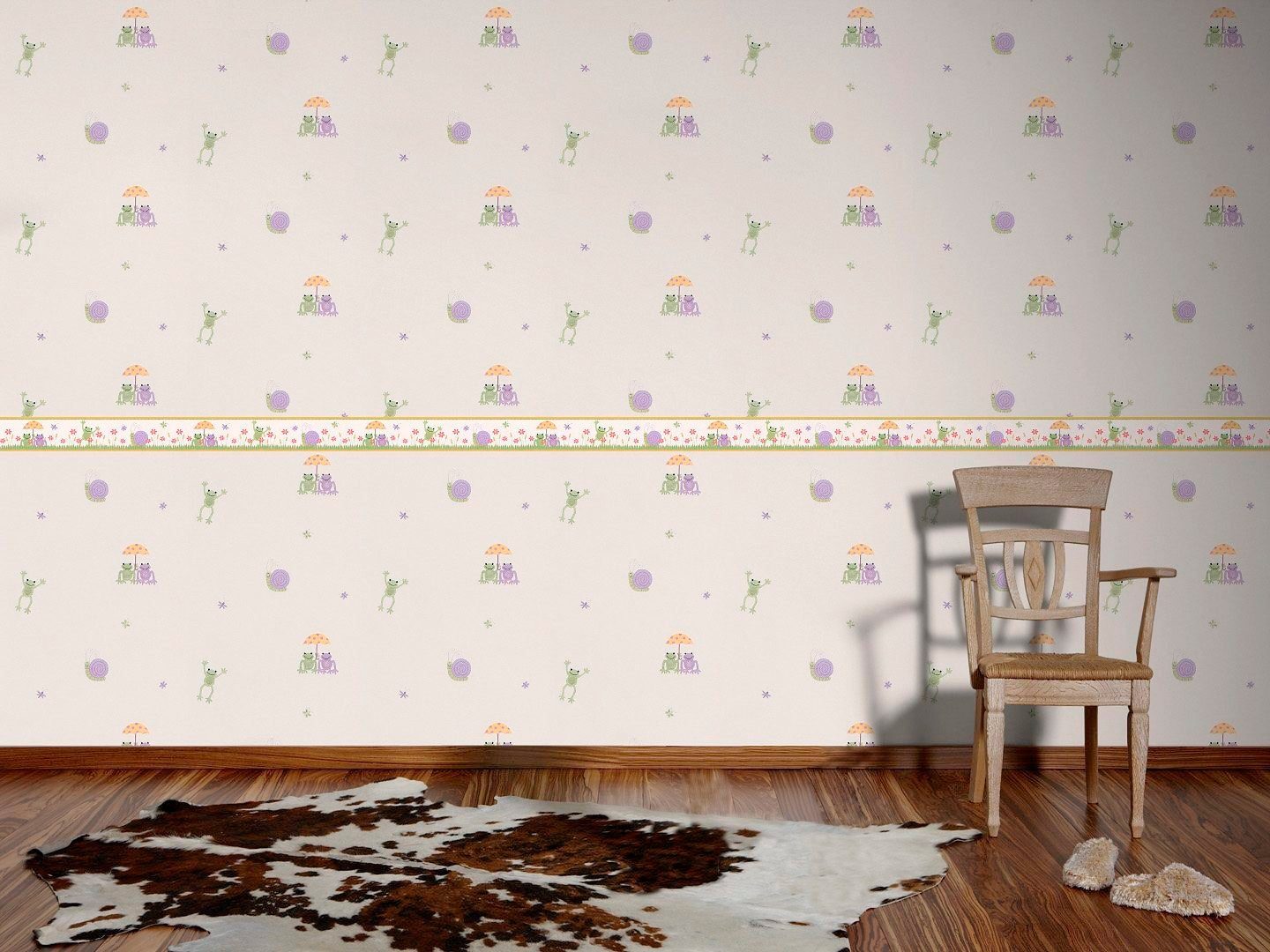 living walls Bordüre Stick Ups, leicht strukturiert, Strukturmuster, gemustert, Motiv, Vinyl, Wand, Schräge Borte Wohnzimmer Schlafzimmer Küche modern Design