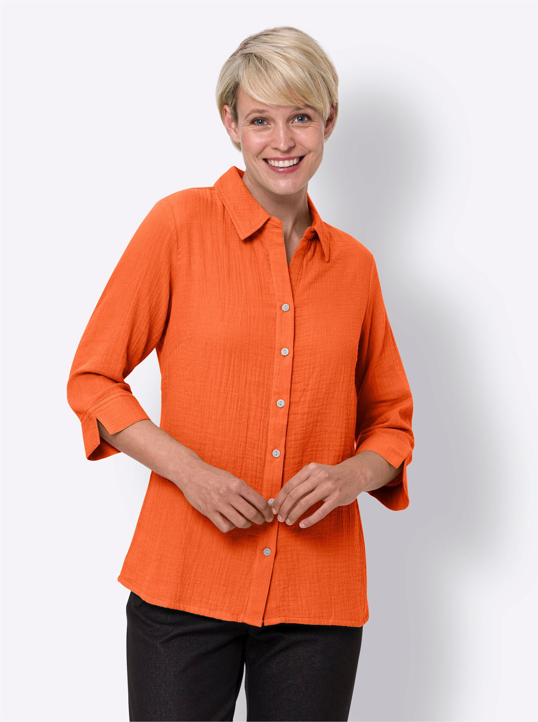 Klassische Bluse Baumwollbluse