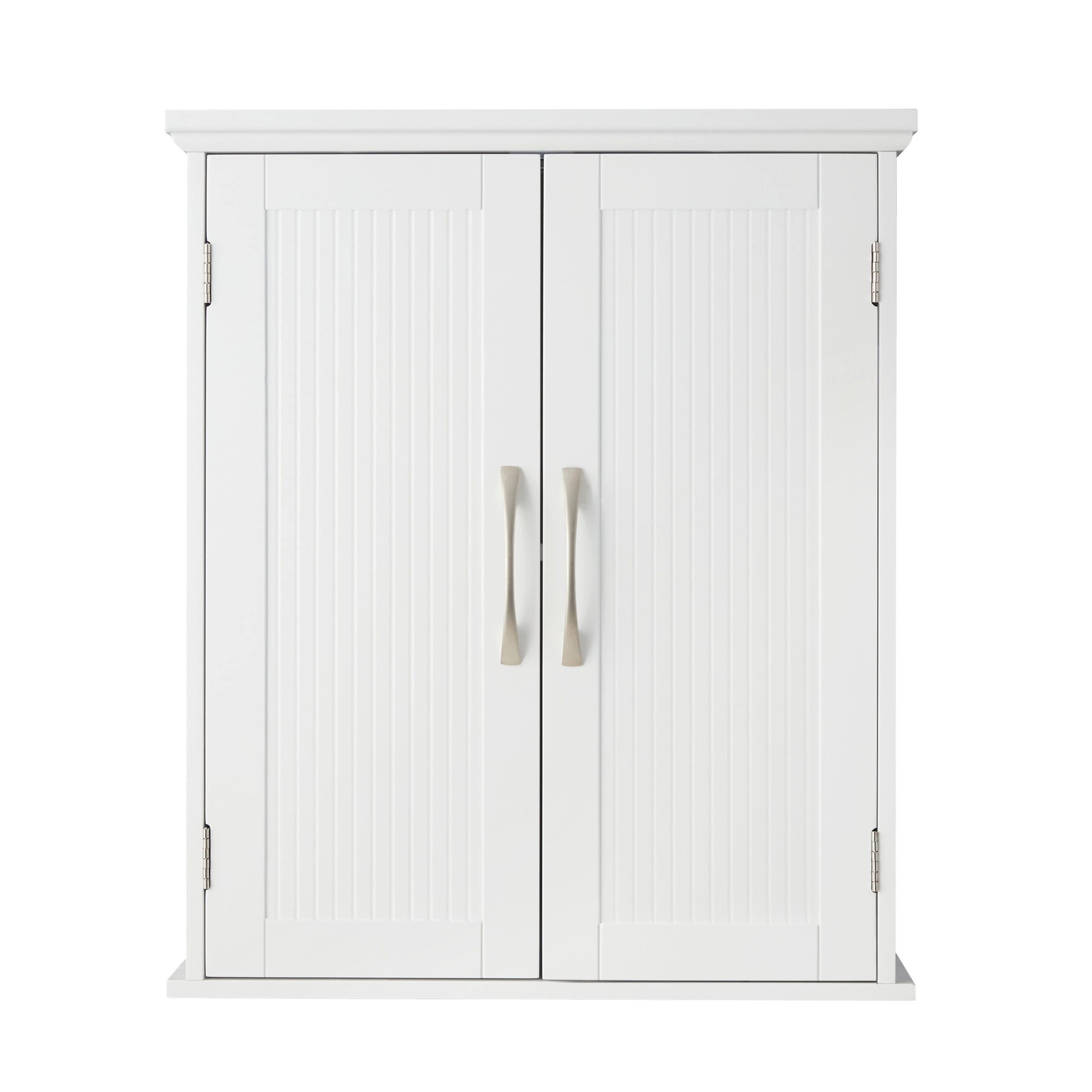 Teamson Home Hängeschrank Wandschrank Newport Holz weiß modern