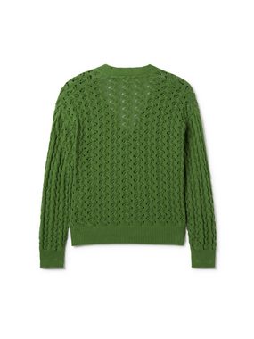 TWOTHIRDS Strickpullover Sully - Grass Green weich und aus recycelten Materialien