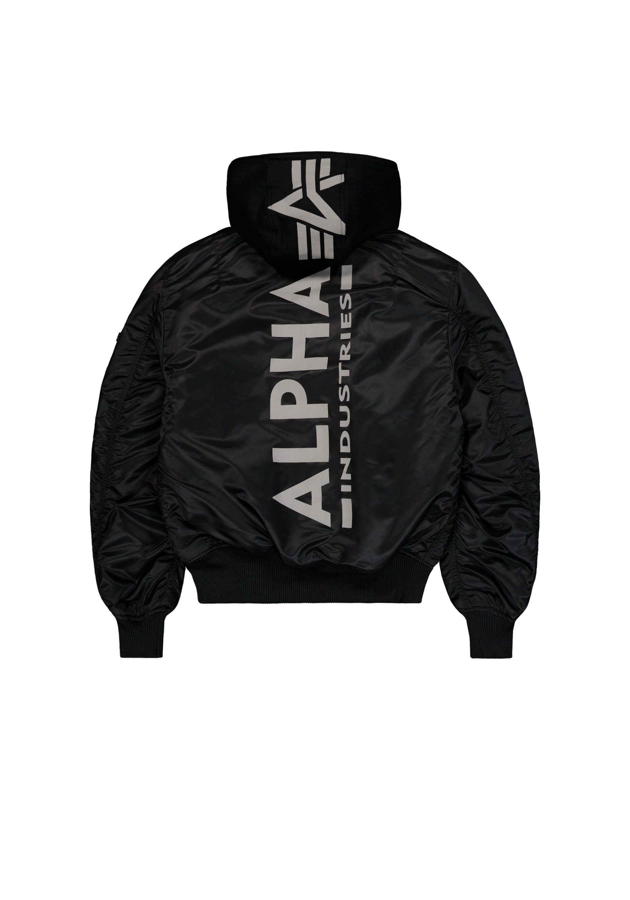 Alpha Industries Bomberjacke MA-1 Zip Hood Backprint günstig online kaufen
