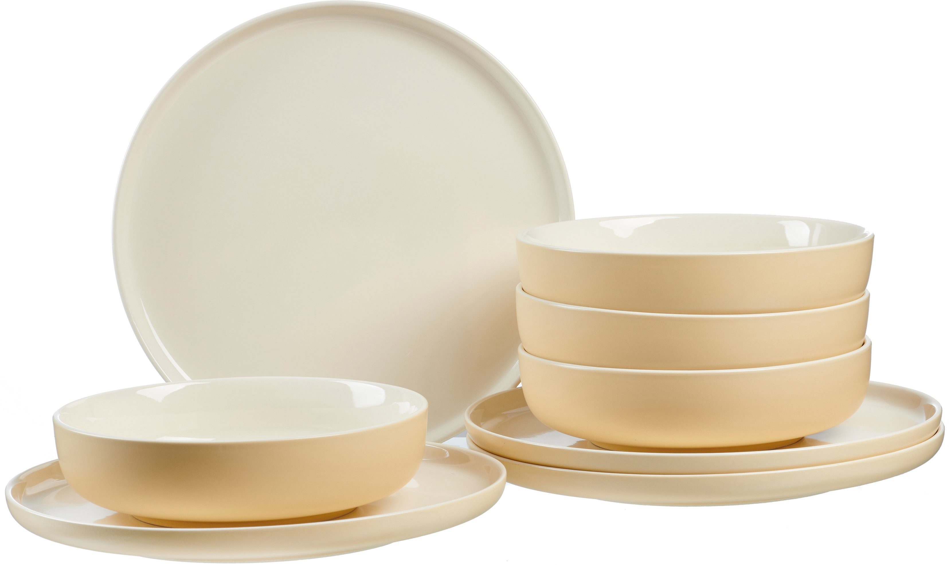 Tafelservice Teller Set, Geschirr-Set Jasper