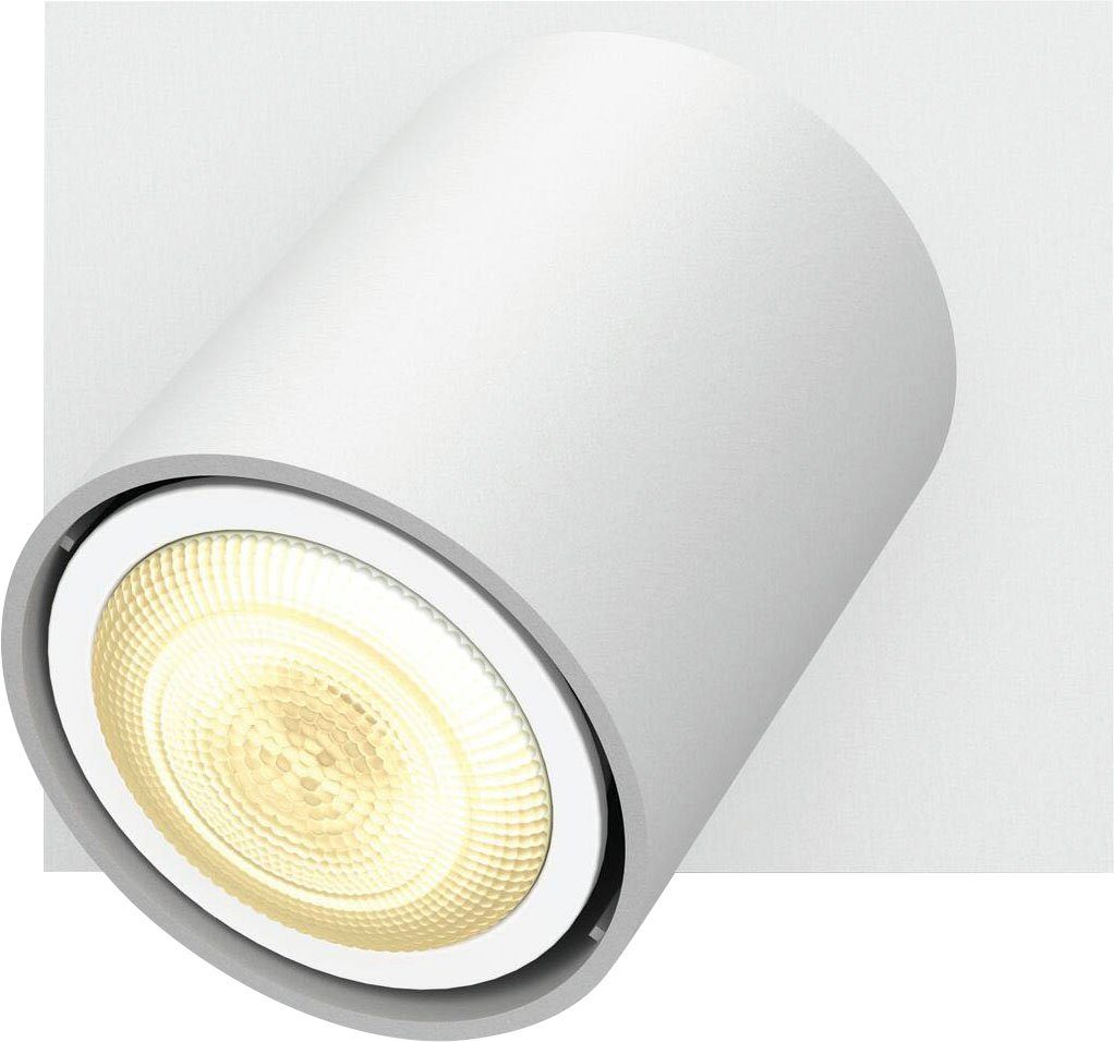 wechselbar, LED Warmweiß, GU10 Runner, Dimmfunktion, Philips Flutlichtstrahler LED-Lampe Leuchtmittel enthalten Hue