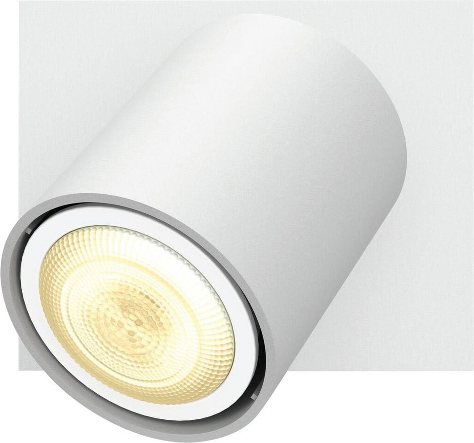 Philips Hue LED Flutlichtstrahler Runner, Dimmfunktion, Leuchtmittel  wechselbar, Warmweiß, GU10 LED-Lampe enthalten