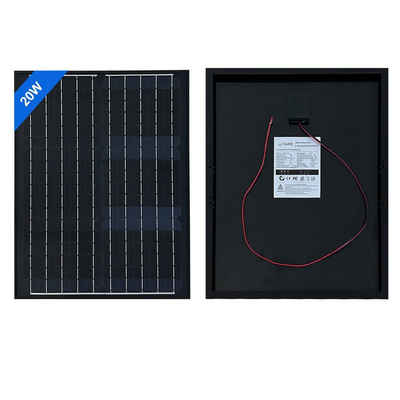 GLIESE Solarmodul Solarpanel 12V Solarmodul Monokristallines Silizium