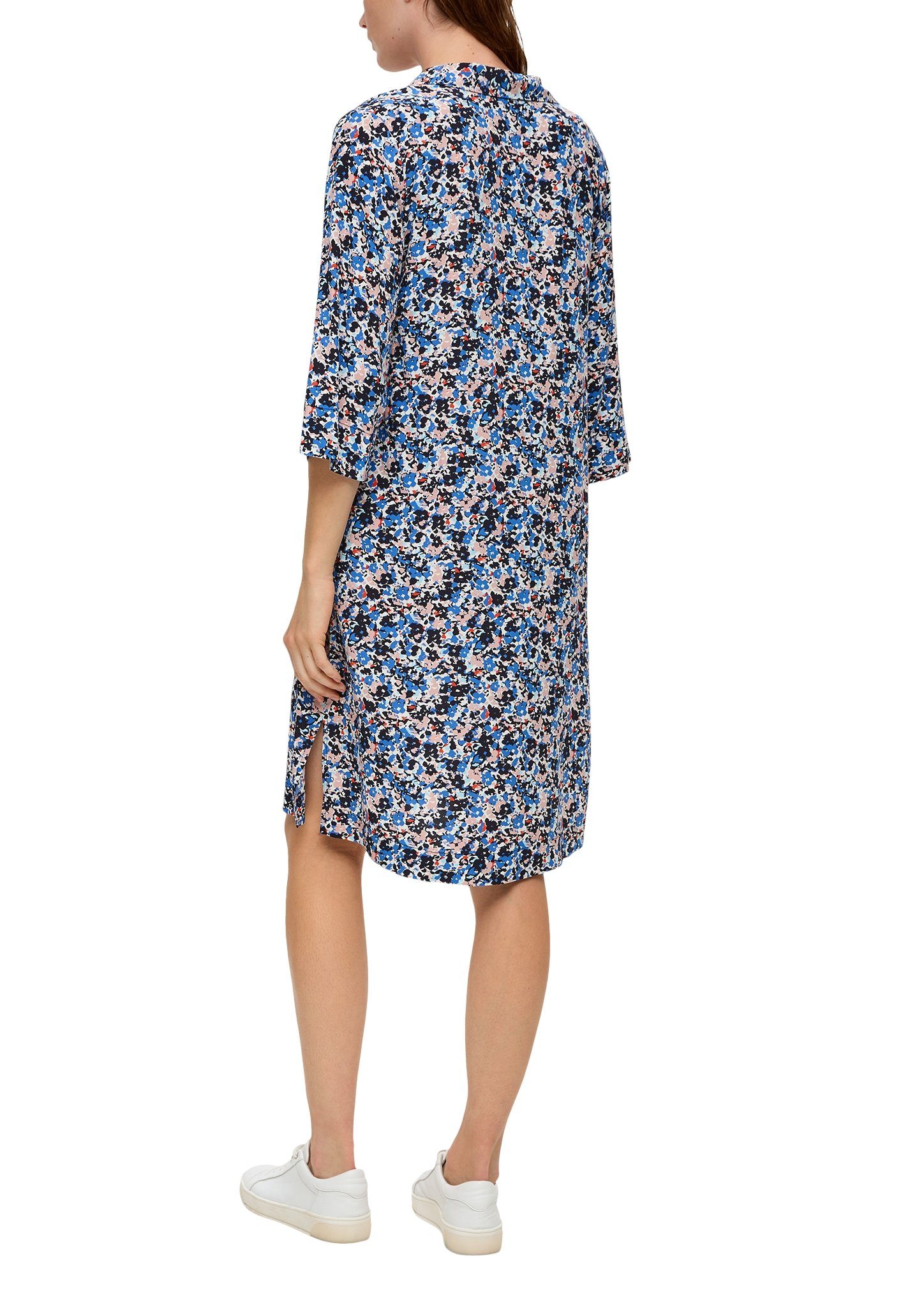 s.Oliver Tunikakleid Sommerkleid mit Alloverprint günstig online kaufen