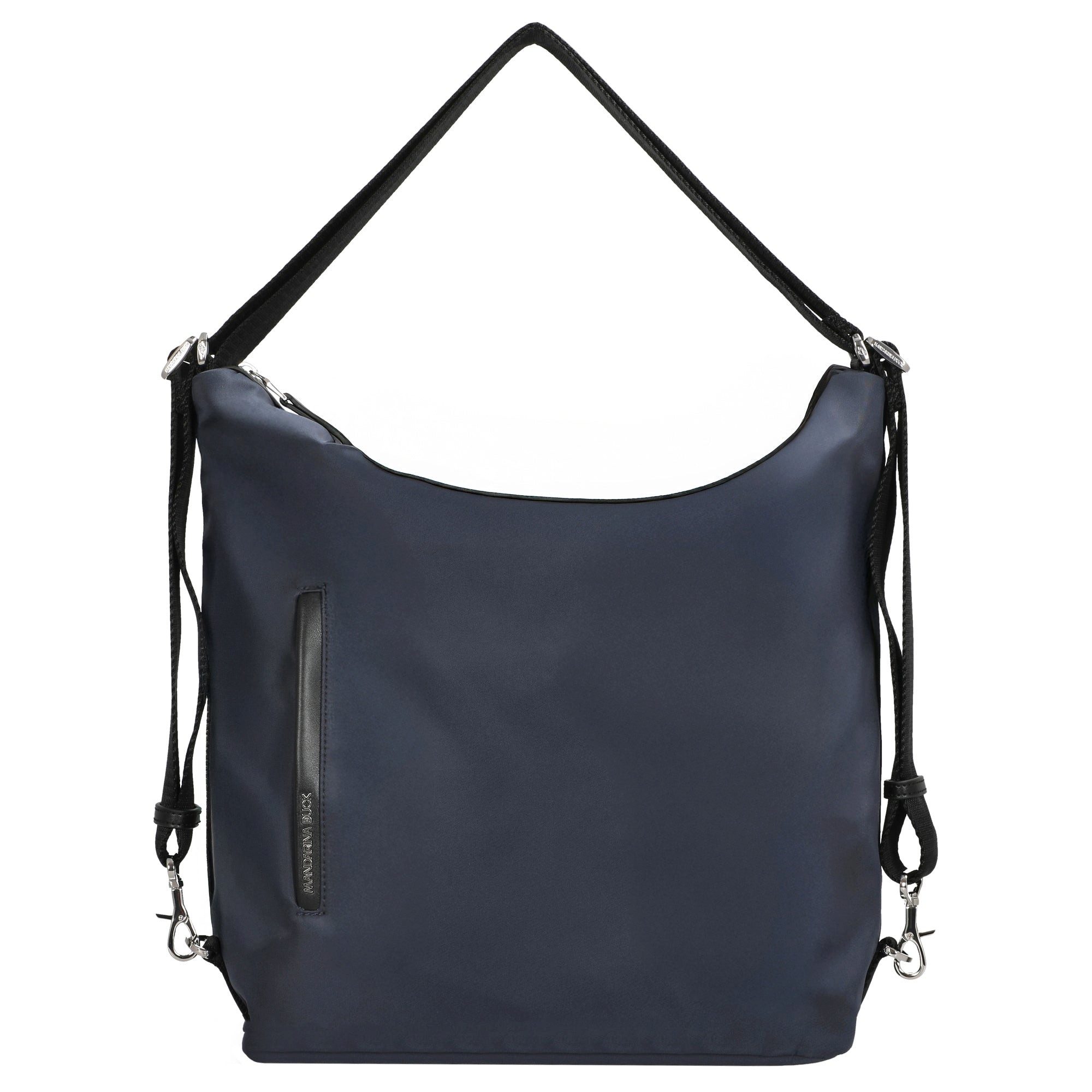 Mandarina Damen Umhängetasche Hunter HOBO – Sportlich-schickes Nylon Mit Kunstleder-Details