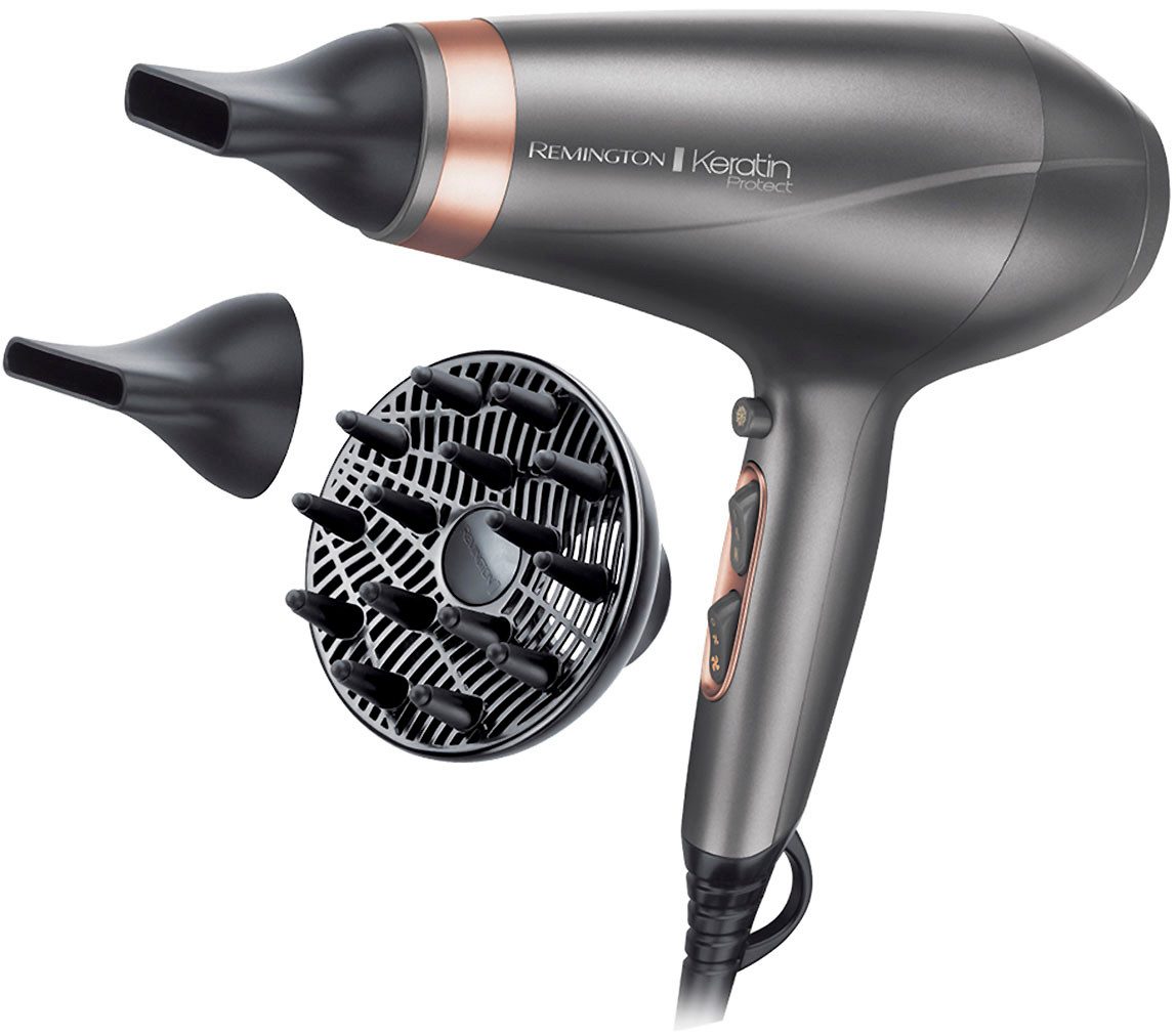 Remington Haartrockner AC8820 E51 Keratin Protect Dryer, 2200 W, Profi, mit Ionenpflege, Keratinbeschichtung, langlebigem AC-Motor