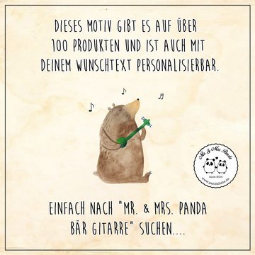 Mr. & Mrs. Panda Tasse Bär Gitarre - Weiß - Geschenk, Kaffeetasse, Tasse, Kaffeebecher, Tass, Keramik, Inklusive Löffel