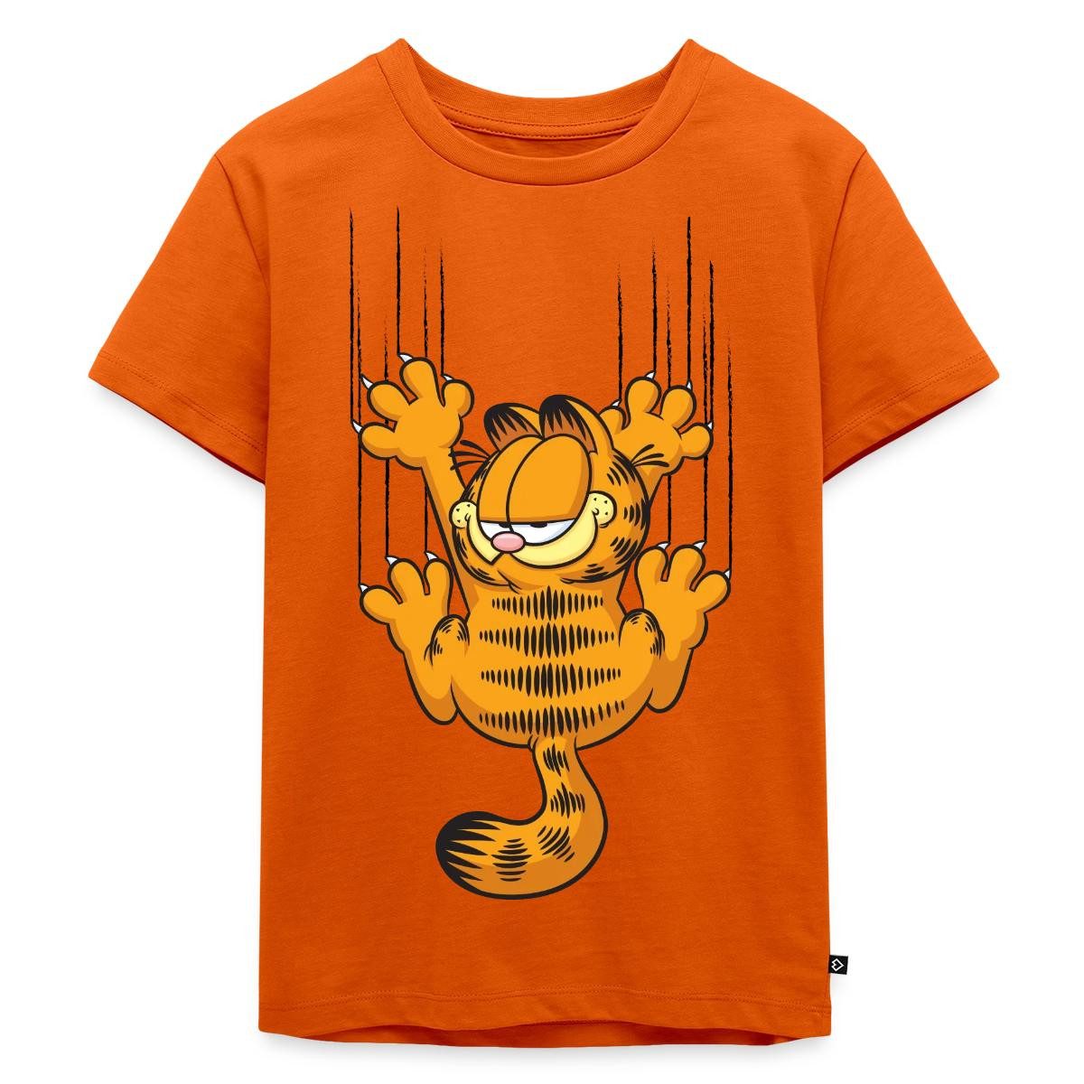 T-Shirt Garfield Kratzer Kinder Premium T-Shirt