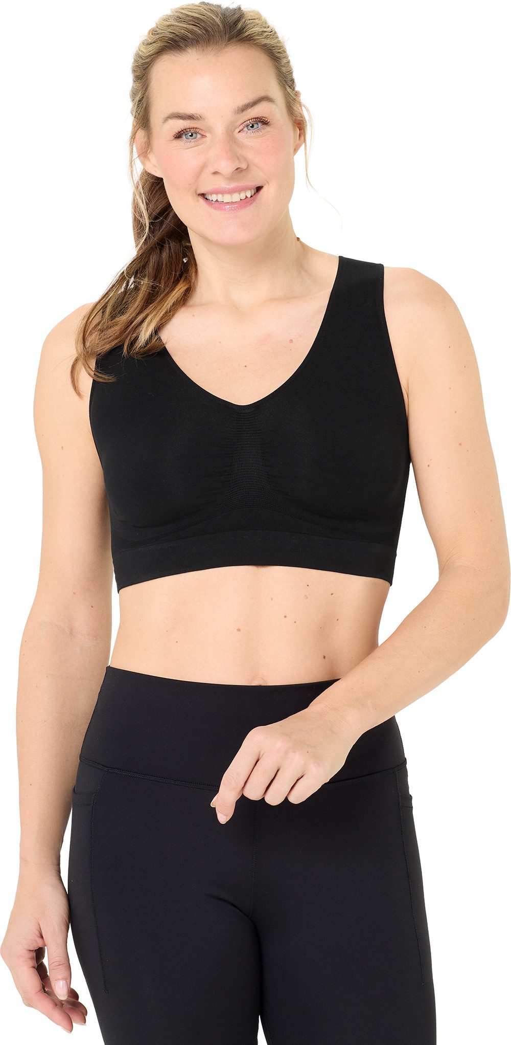 Patsy & Lou Sport-BH (Set, 3er-Pack) superweich und ultraleicht, feuchtigkeitsregulierend