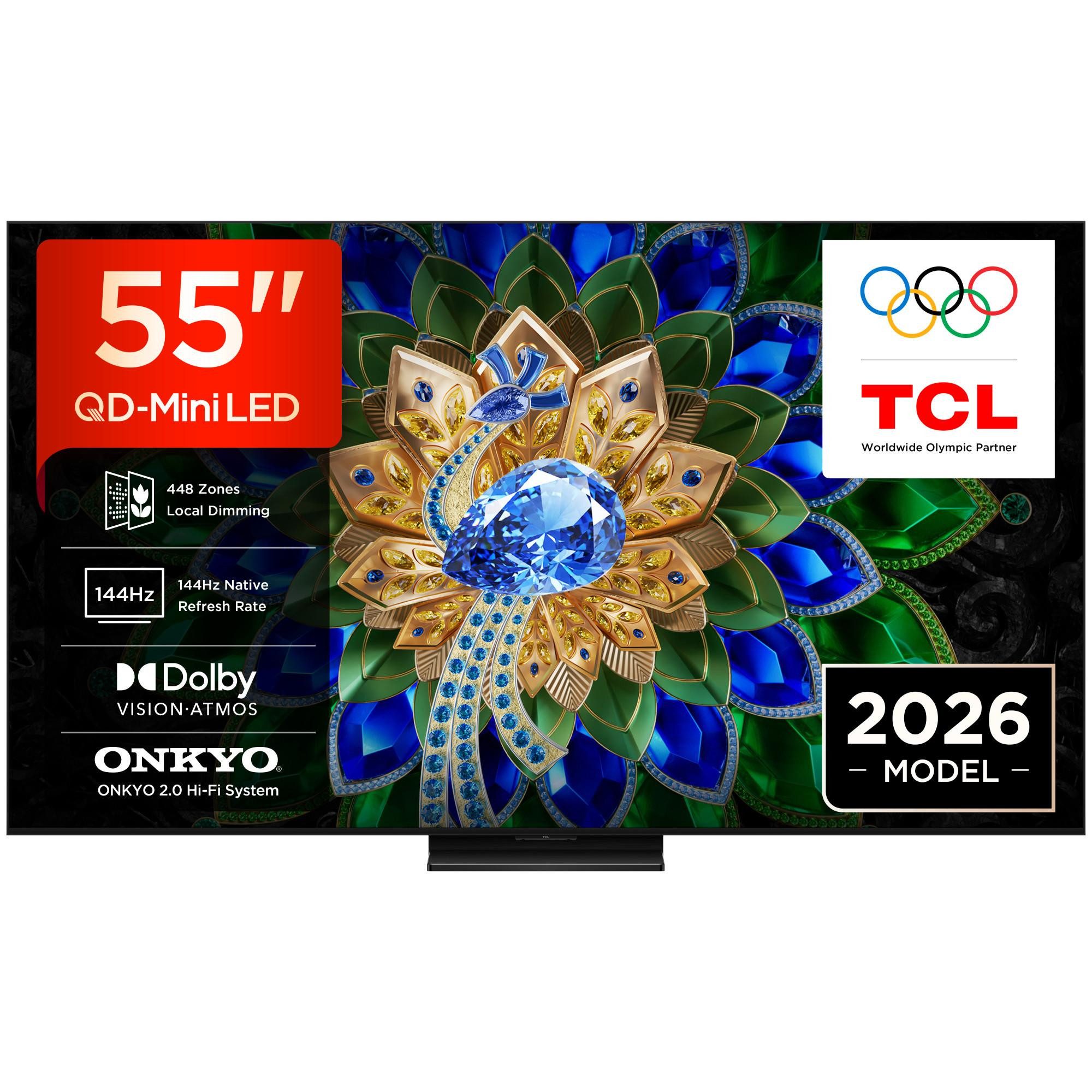 TCL 55A400UX1 LED-Fernseher (55 Zoll 4K Ultra HD Mini-LED Smart-TV mit Dolby Vision)
