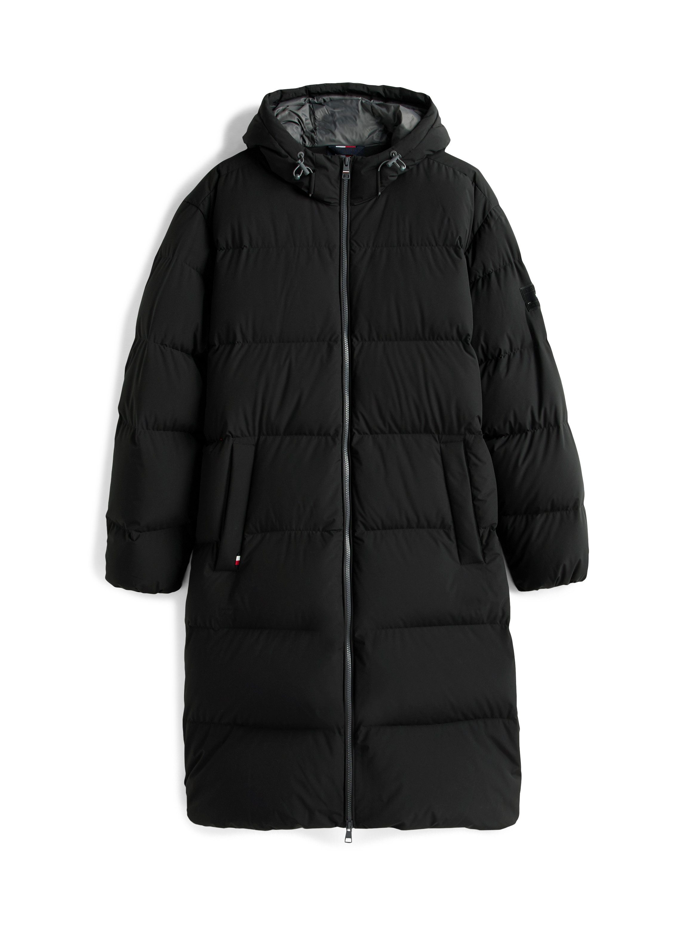 Tommy Hilfiger Steppmantel DOWN PARKA regular fit, Wintermantel, mit fester Kapuze, 2-Wege-Reißverschluss