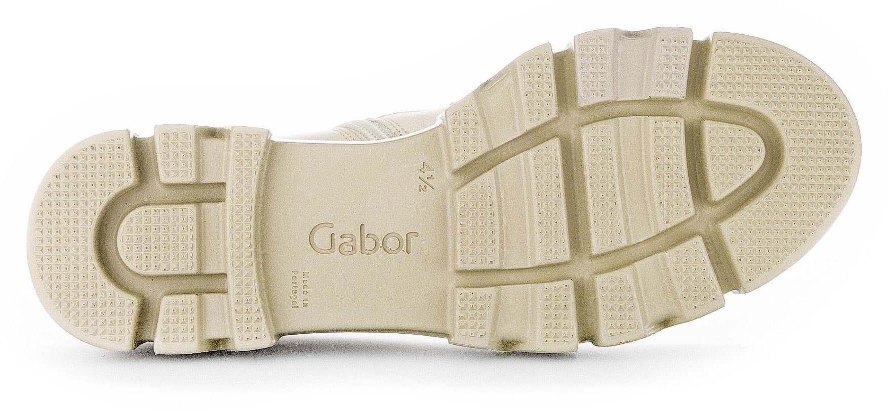 Gabor (panna) Stiefelette mit Best Beige Fitting-Ausstattung