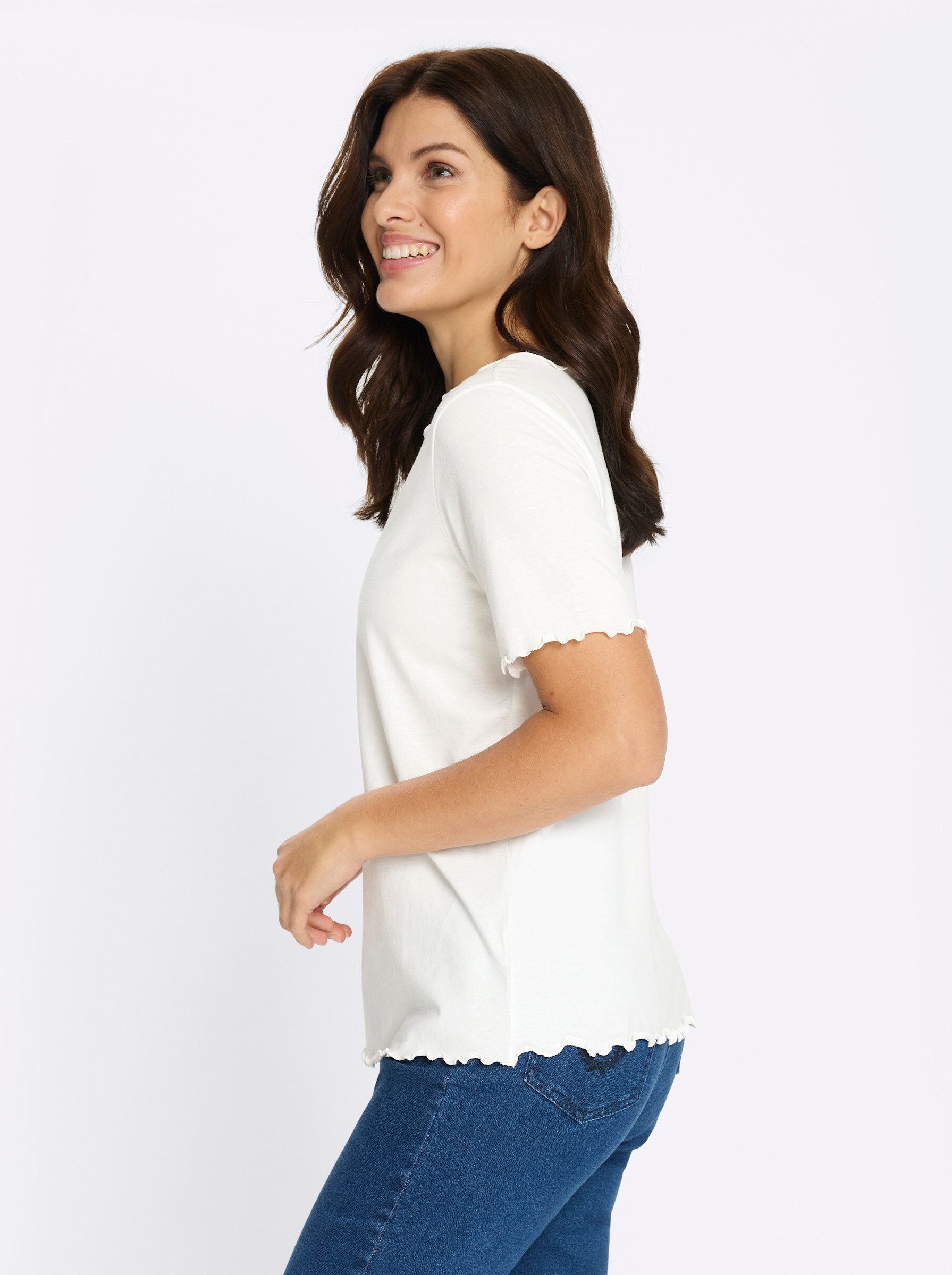 Sieh an! T-Shirt Kurzarm-Shirt Kurzarm
