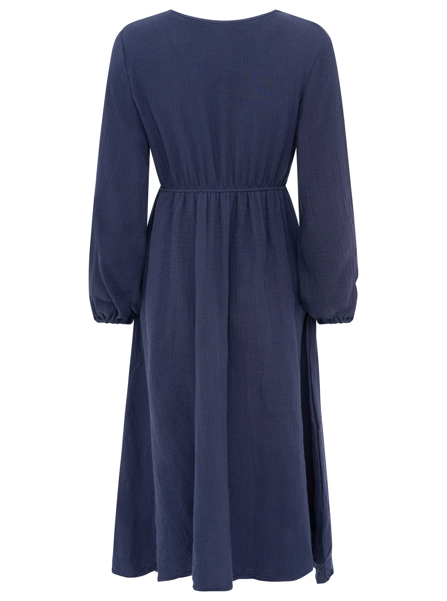Zwillingsherz Maxikleid Maxikleid Baumwolle Musselin