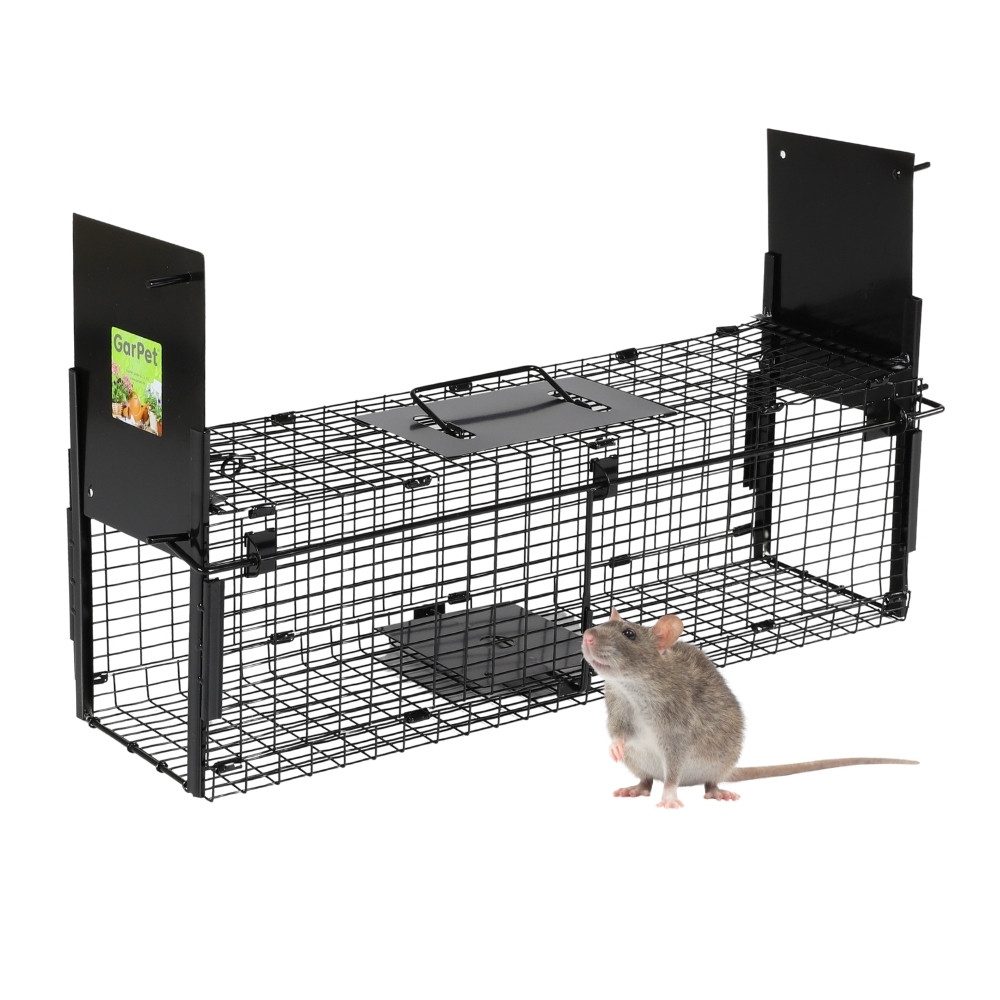 GarPet Lebendfalle Ratten Falle Draht Lebend Marder Eichhörnchen Tierfalle Hasen Falle