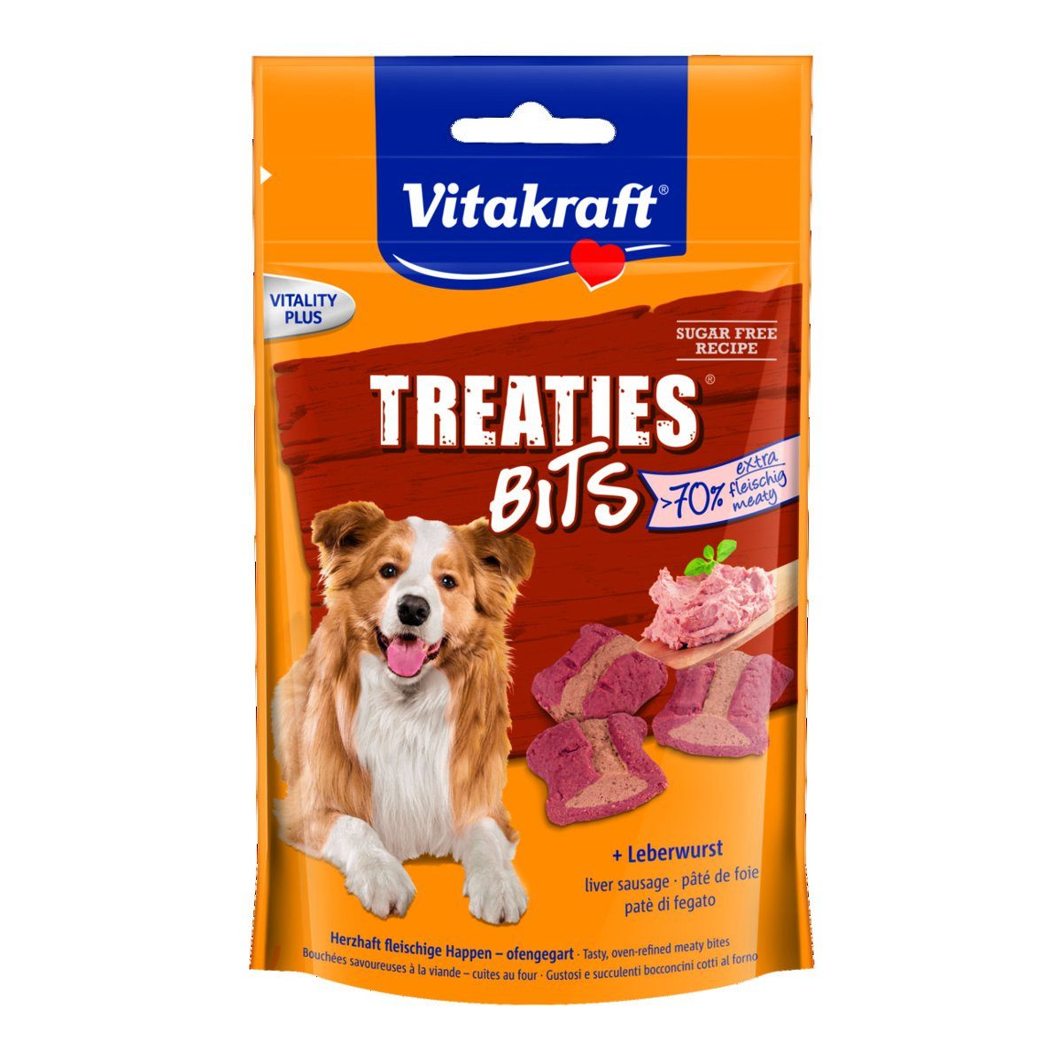 Vitakraft Hundesnack Treaties Bits Leberwurst, Snack für: Hunde von Vitakraft