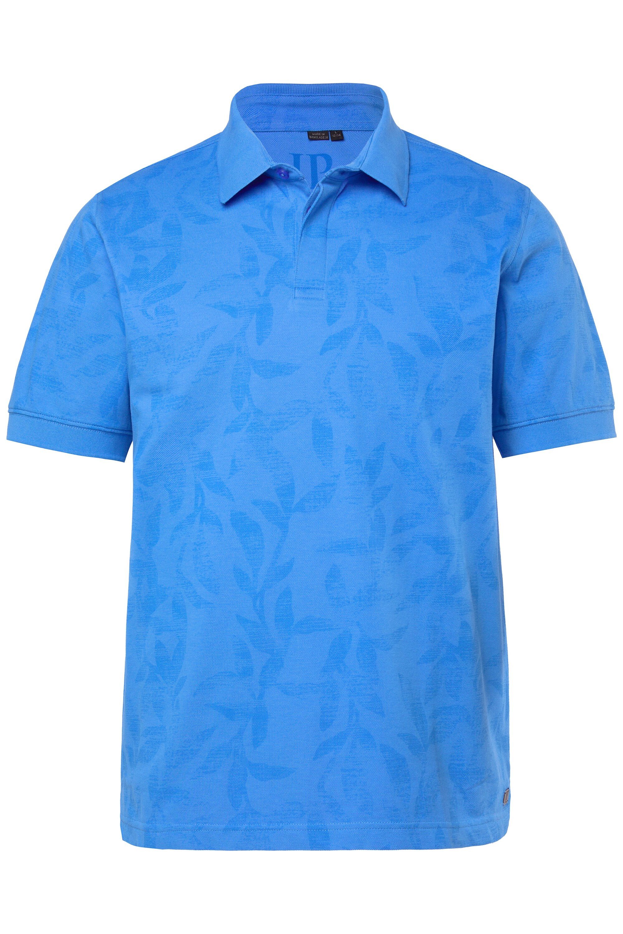 JP1880 Poloshirt Poloshirt Halbarm Piqué Alloverdruck bis 8 XL