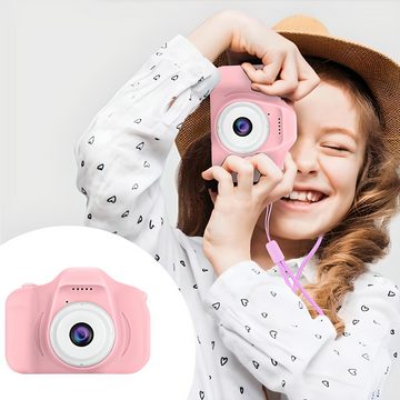 Retoo Mini-Digital-Kinderkamera HD 1080P LCD-Kamera-Spielzeug-Geschenk-Kind Kinderkamera (inkl. Digitalkamera Kabel USB zum Computer Band Originalverpackung Anleitung, Digitalkamera für die Kinder, Auflösung: 1080p, Schnittstelle microUSB)