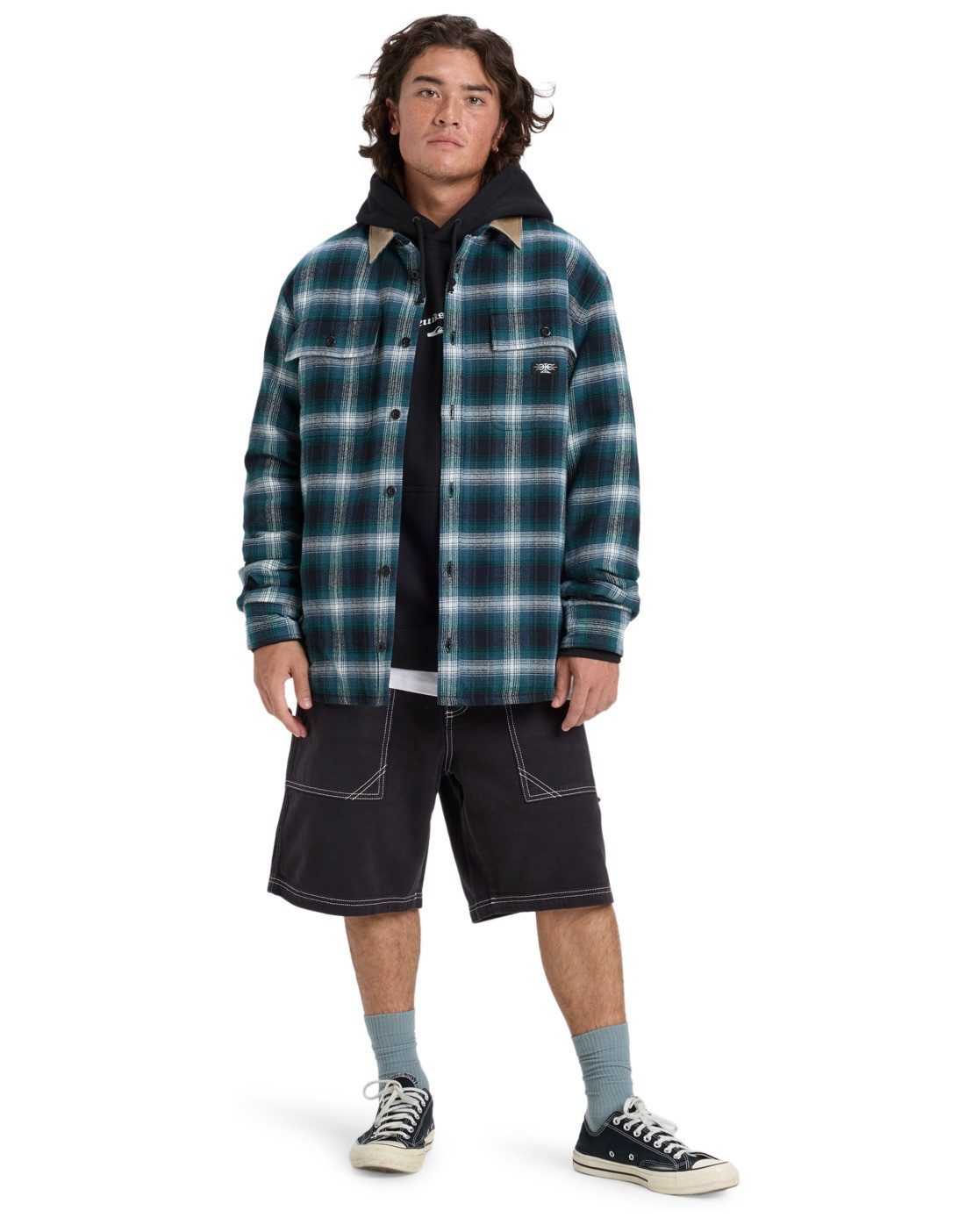 Quiksilver Langarmhemd Mercury Desert Shadow Check