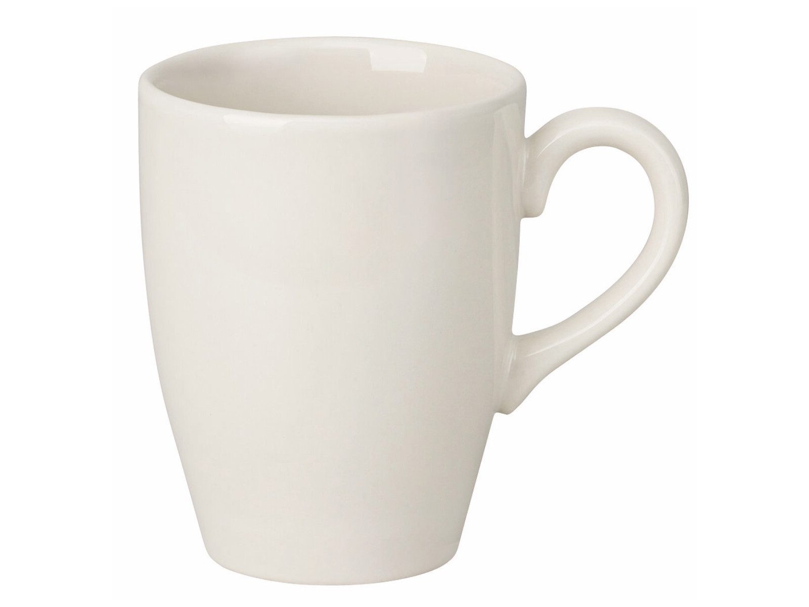 Rosenthal Becher Sandora Creamwhite Becher mit Henkel 0,35l, Porzellan
