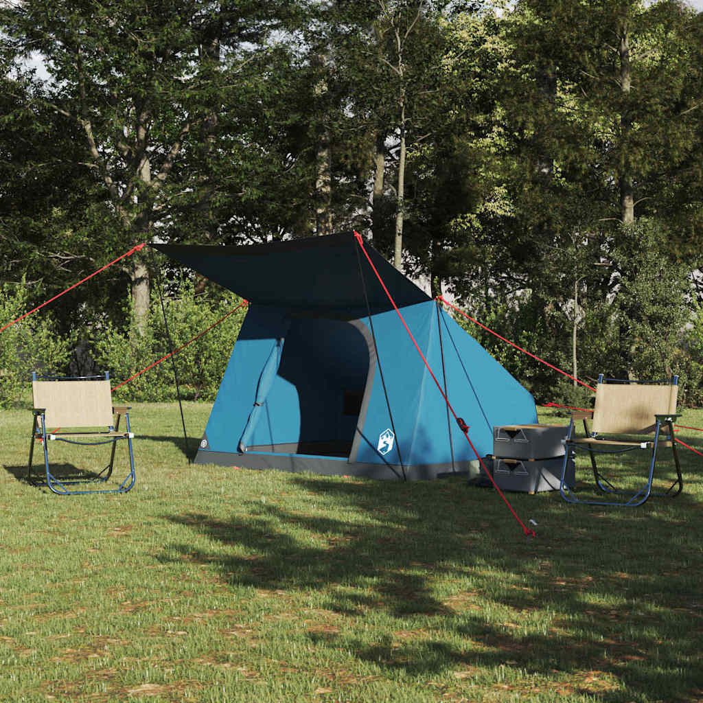 Faltzelt Campingzelt 282 x 225 x 154 cm Blau