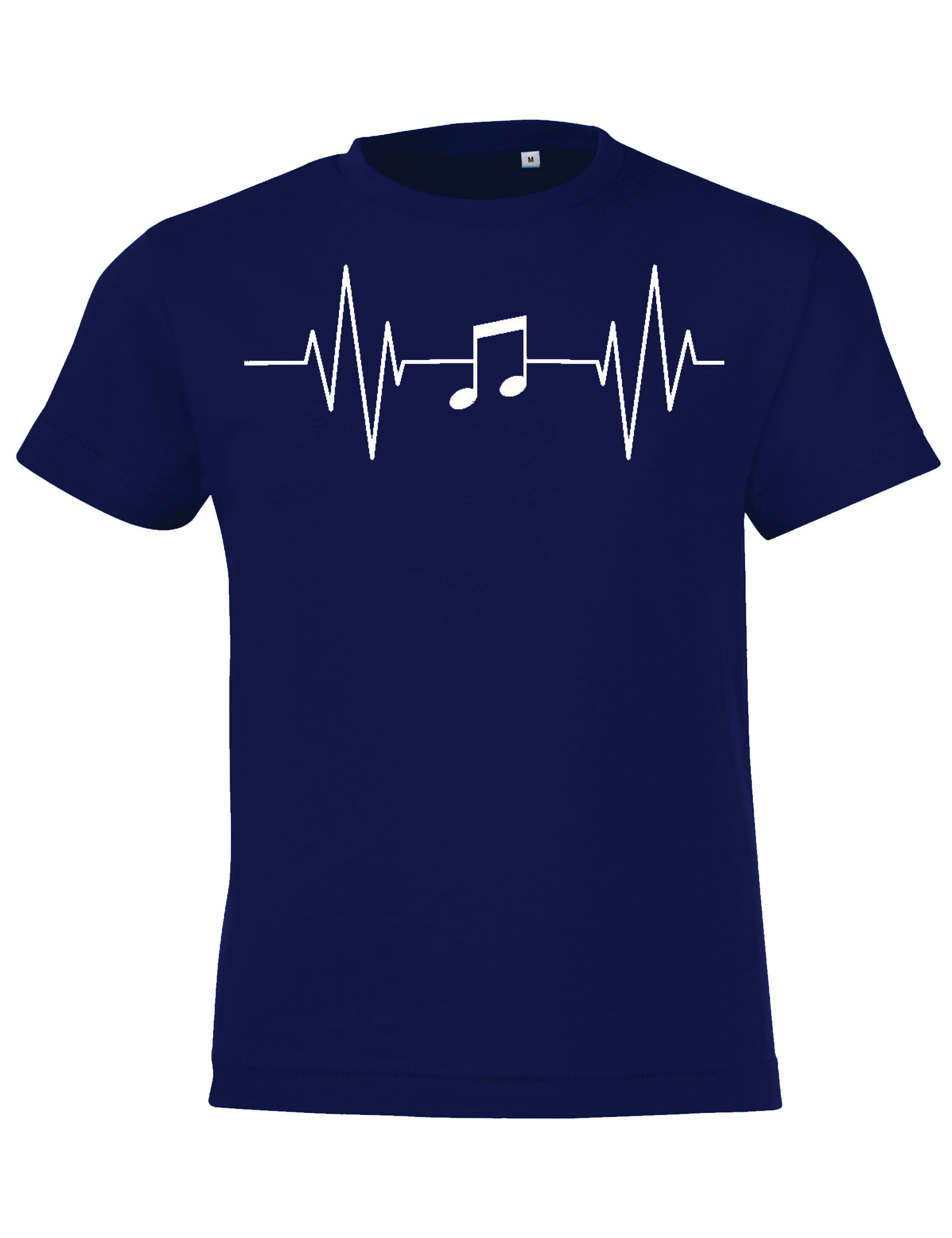 T-Shirt Heartbeat Musik Kinder T-Shirt