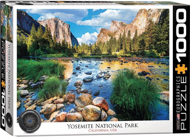empireposter Puzzle Yosemite National Park - 1000 Teile Puzzle Format 68x48 cm., 1000 Puzzleteile