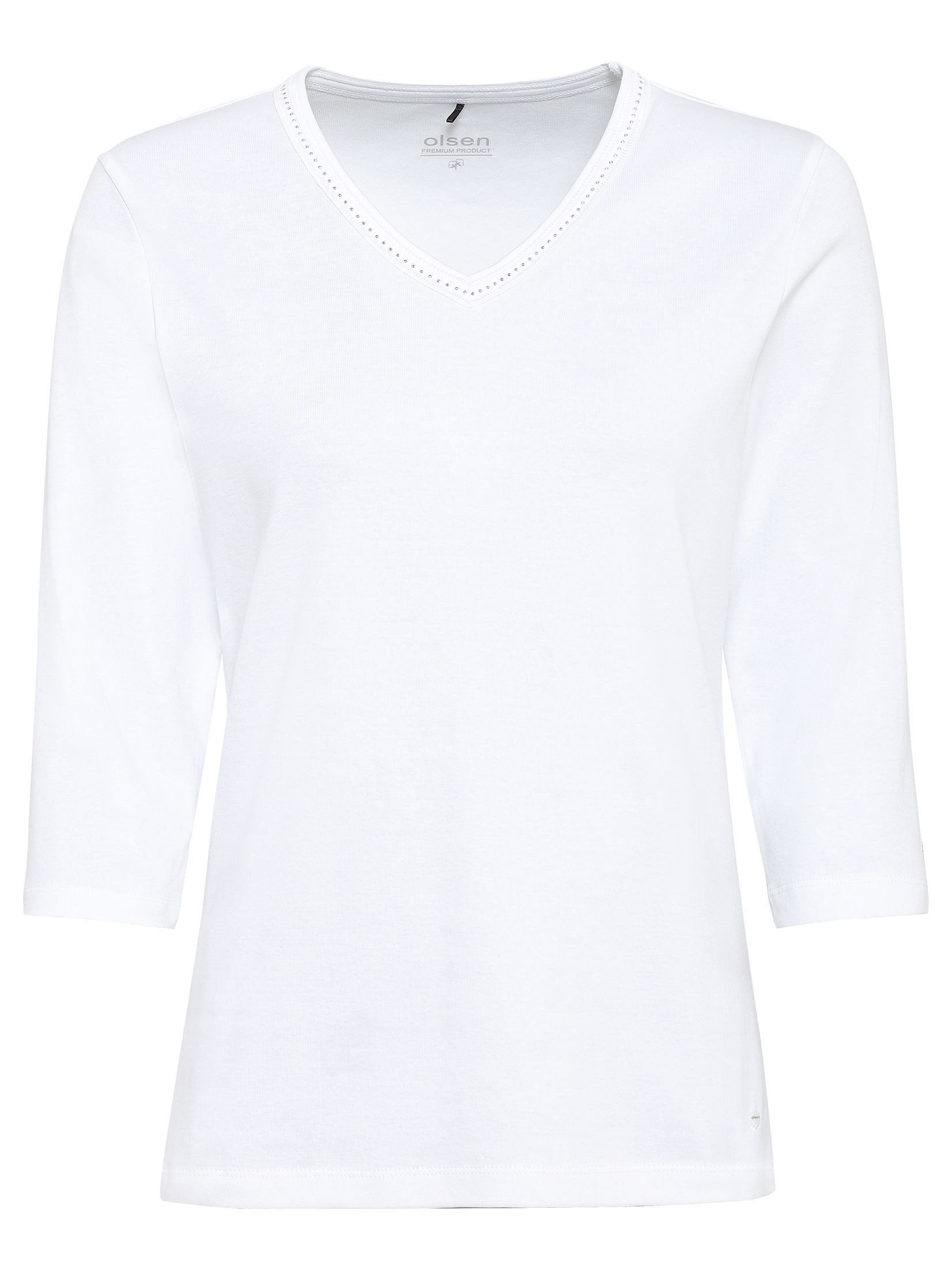 Olsen V-Shirt mit Dekosteinen günstig online kaufen