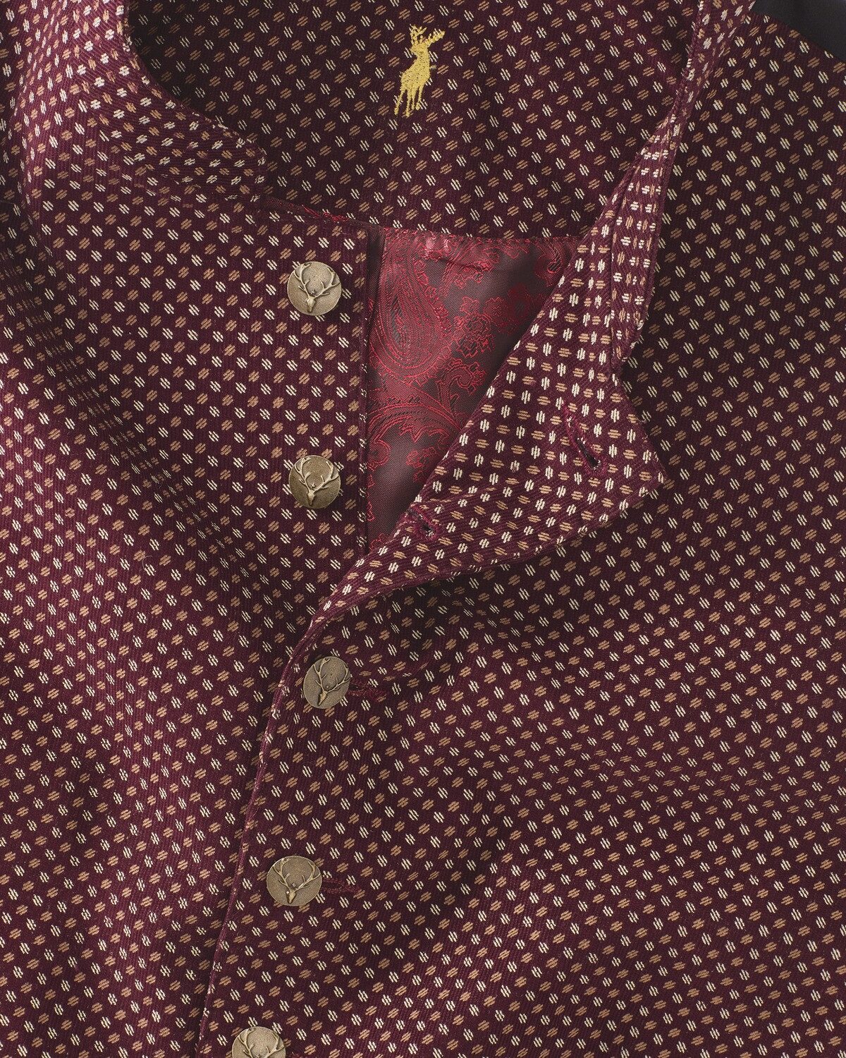 Almsach Trachtenweste Cord-Trachtenweste