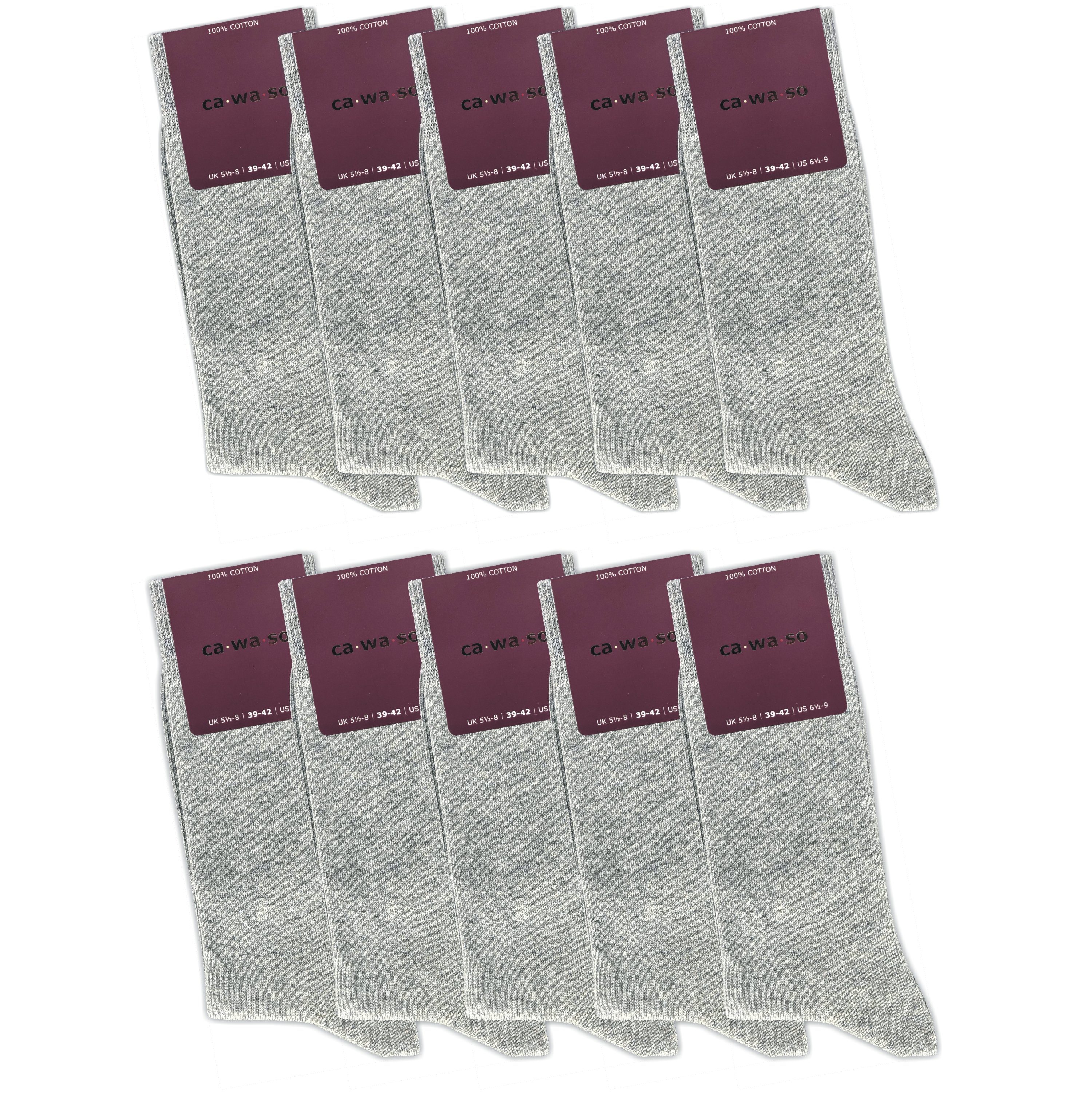 Komfortsocken für Damen aus 100 % Baumwolle - Reine Baumwollsocken - Weiche Socken