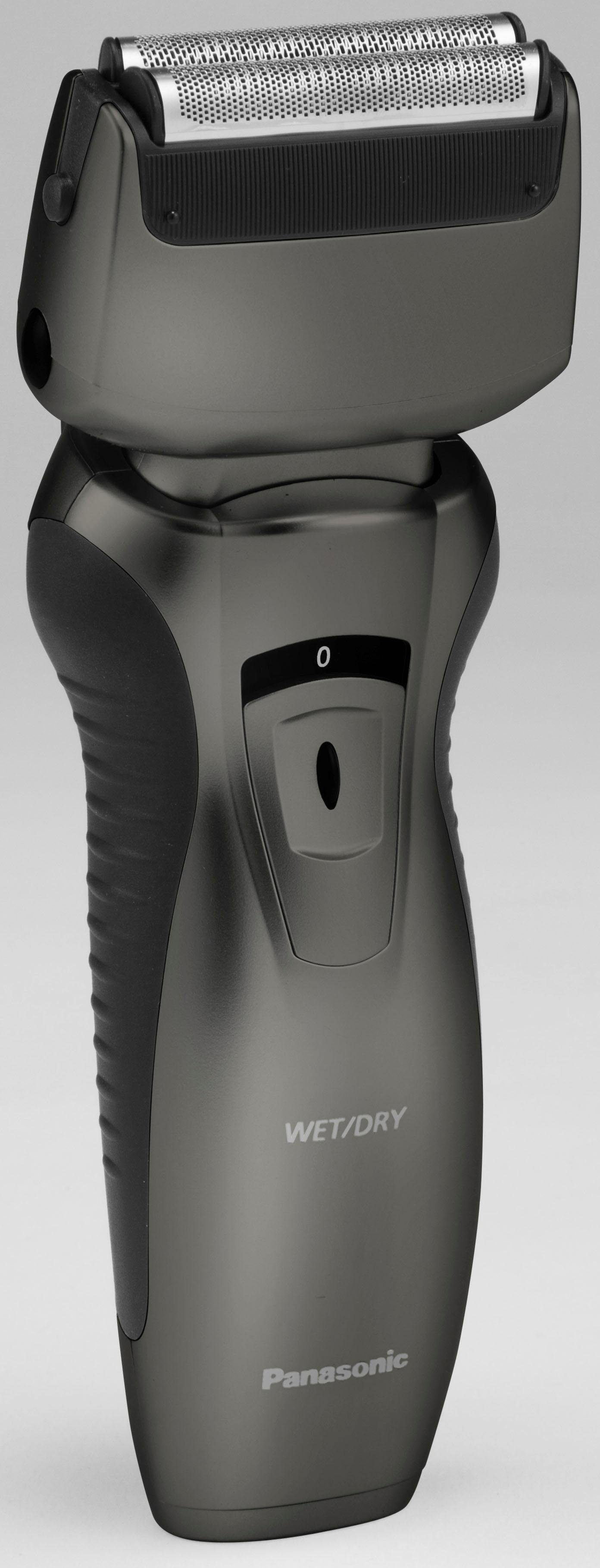 Panasonic Elektrorasierer ES-RW33-H503, Aufsätze: 0, ausklappbarer Langhaarschneider, Rasierer mit Ladestation