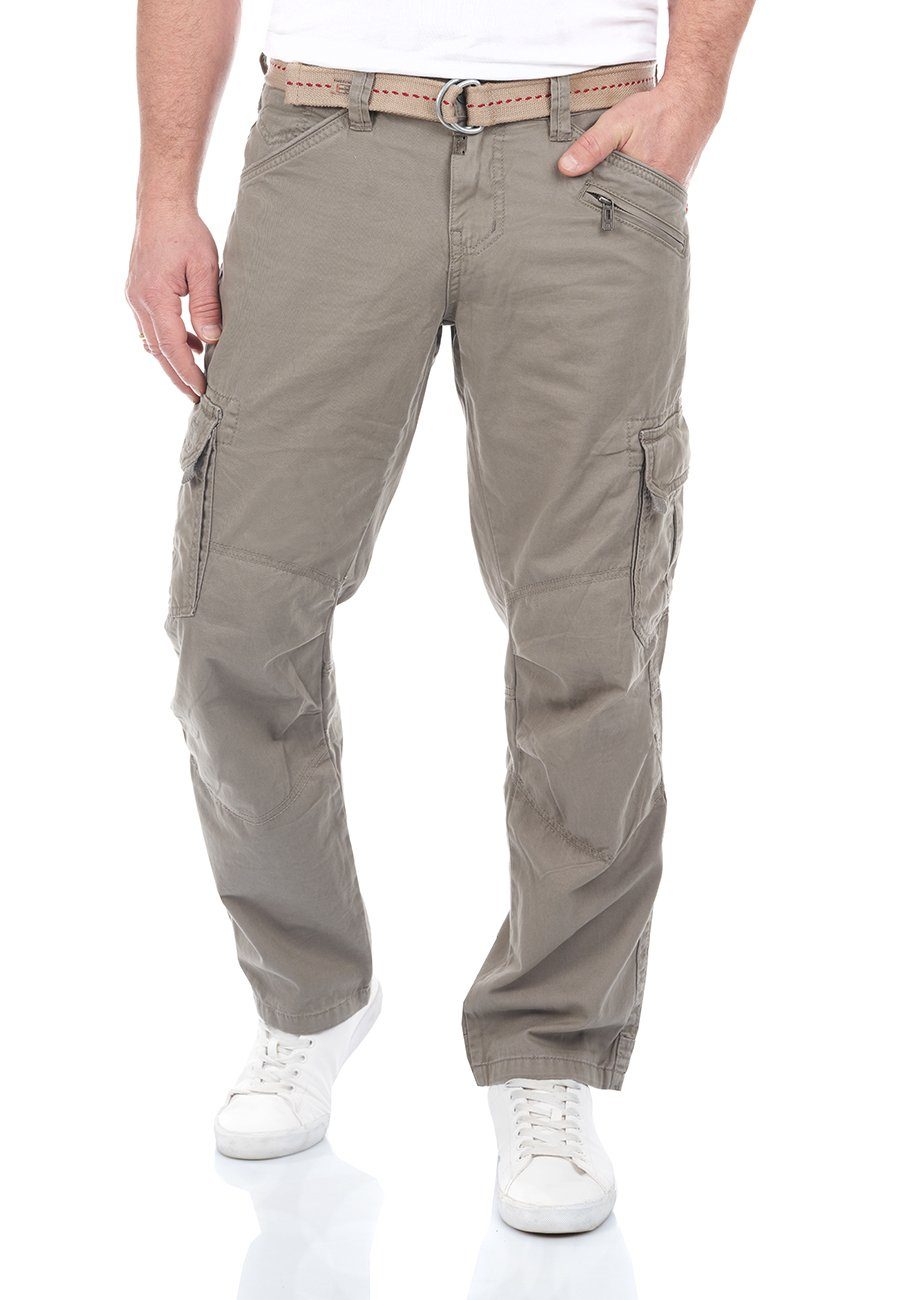 Freizeithose (8435) Loose Chinohose 100% aus Herren Grey Perl TIMEZONE Stoffhose BenitoTZ Fit Baumwolle