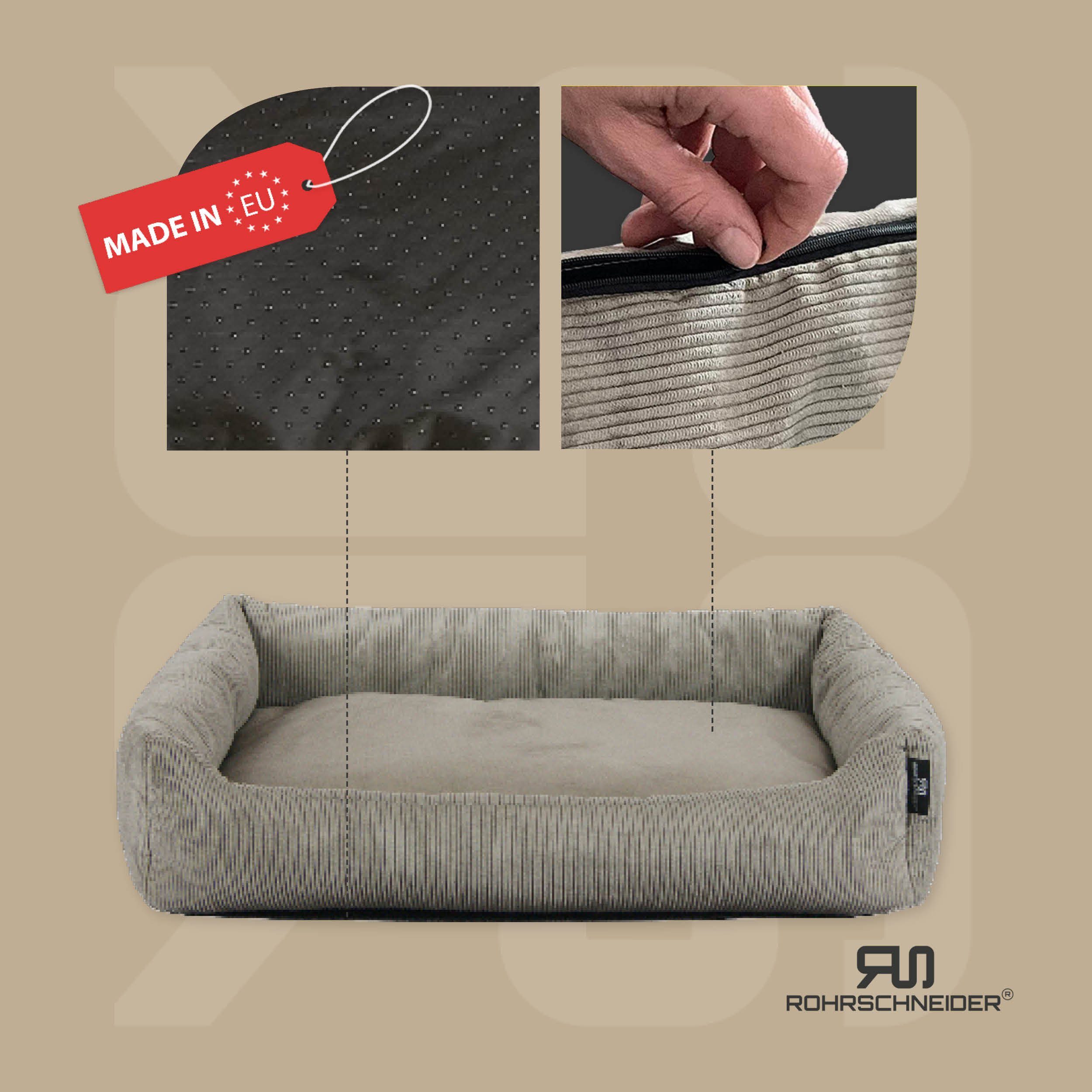Rohrschneider Tierbett Hundebett Hundekorb Cordstoff, inkl. günstig online kaufen