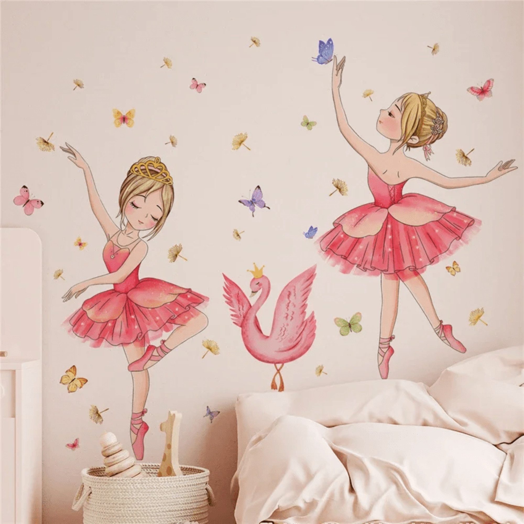 Montegoni Wandtattoo Kinder Wandsticker (selbstklebend Prinzessin, günstig online kaufen
