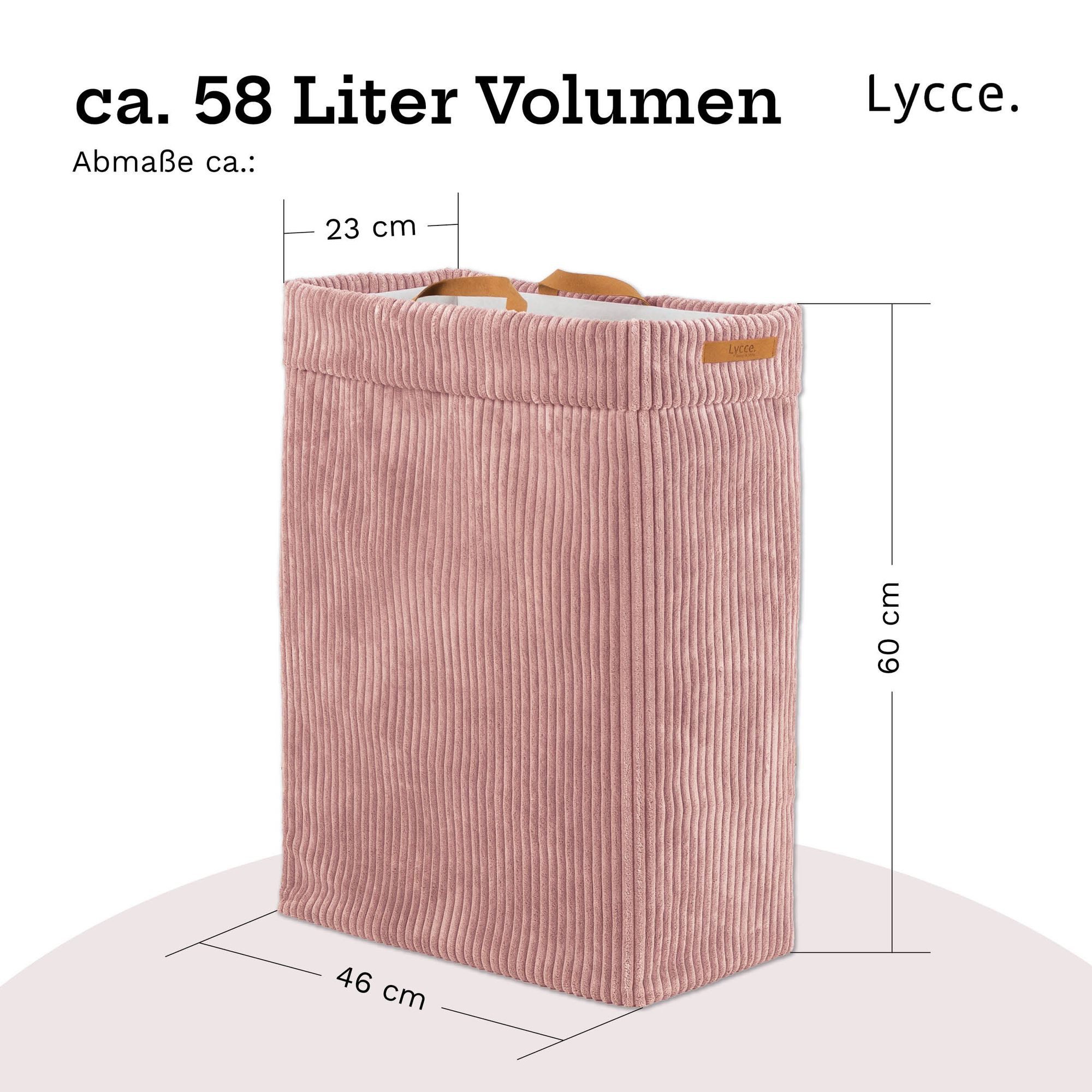 Lycce Wäschekorb Lycce Wäschekorb Cord – faltbar, waschbar & perfekt für Nischen – Bild 3 von 5