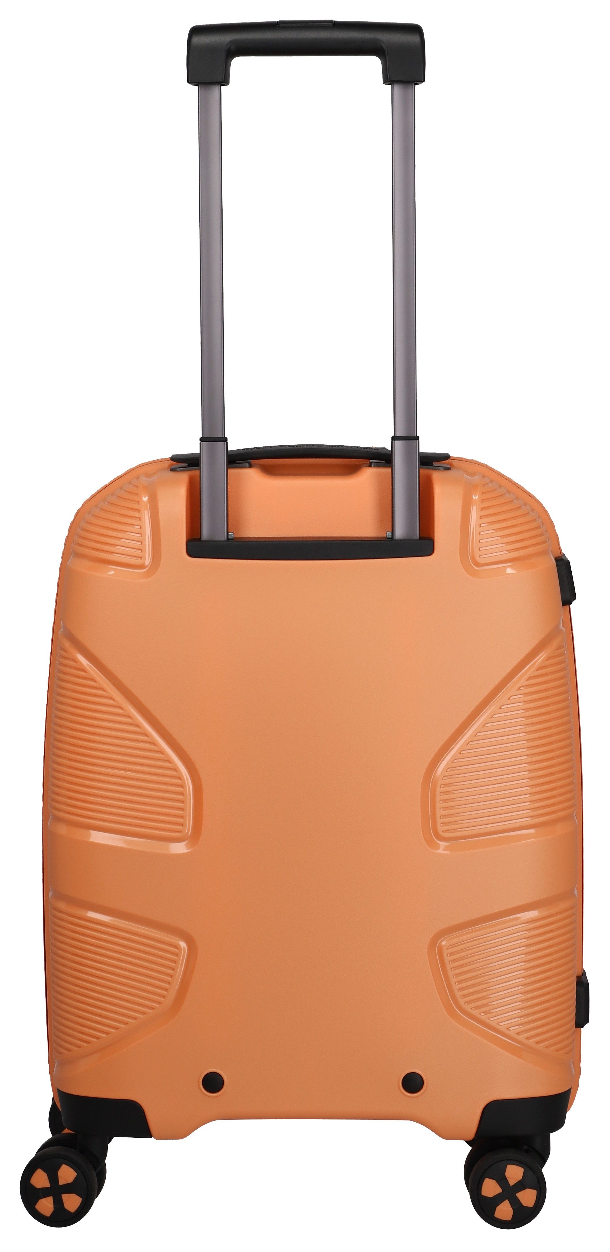 IMPACKT Hartschalen-Trolley IP1, verschiedene Größen und Farben, 4 Rollen, Hartschalen-Koffer vegan Koffer Reisegepäck USB-Port TSA Zahlenschloss