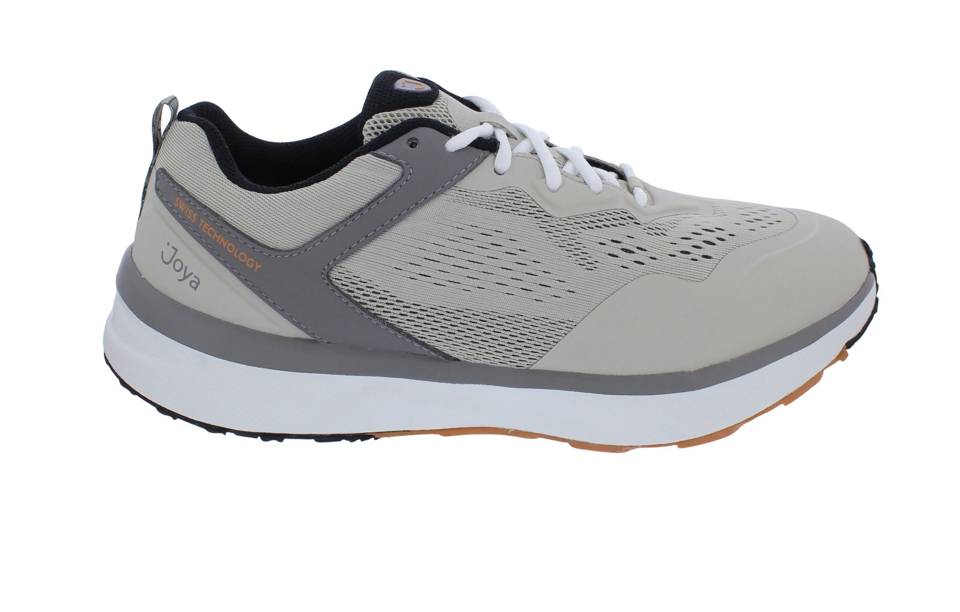 Joya Joya Sneaker Veloce Men Beige JY574A, atmungsaktives Mesh, 100% vegan, Schnürschuh