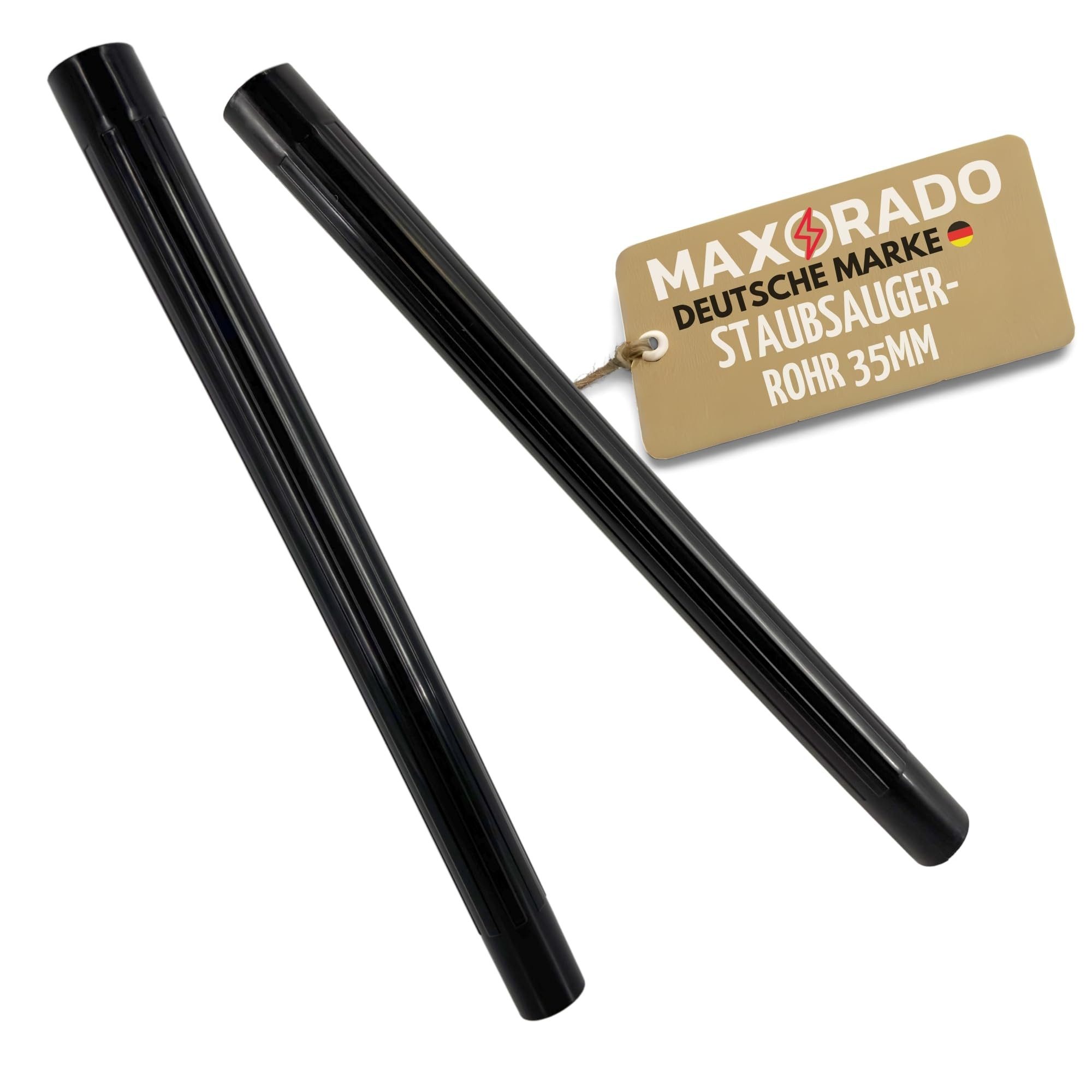 Maxorado Staubsaugerrohr Staubsaugerrohr 35mm 2x 50cm Rohr für Makita VC2000L bis VC4210M, VC2010L VC2511L VC2512L VC3011L VC3012L VC3511L