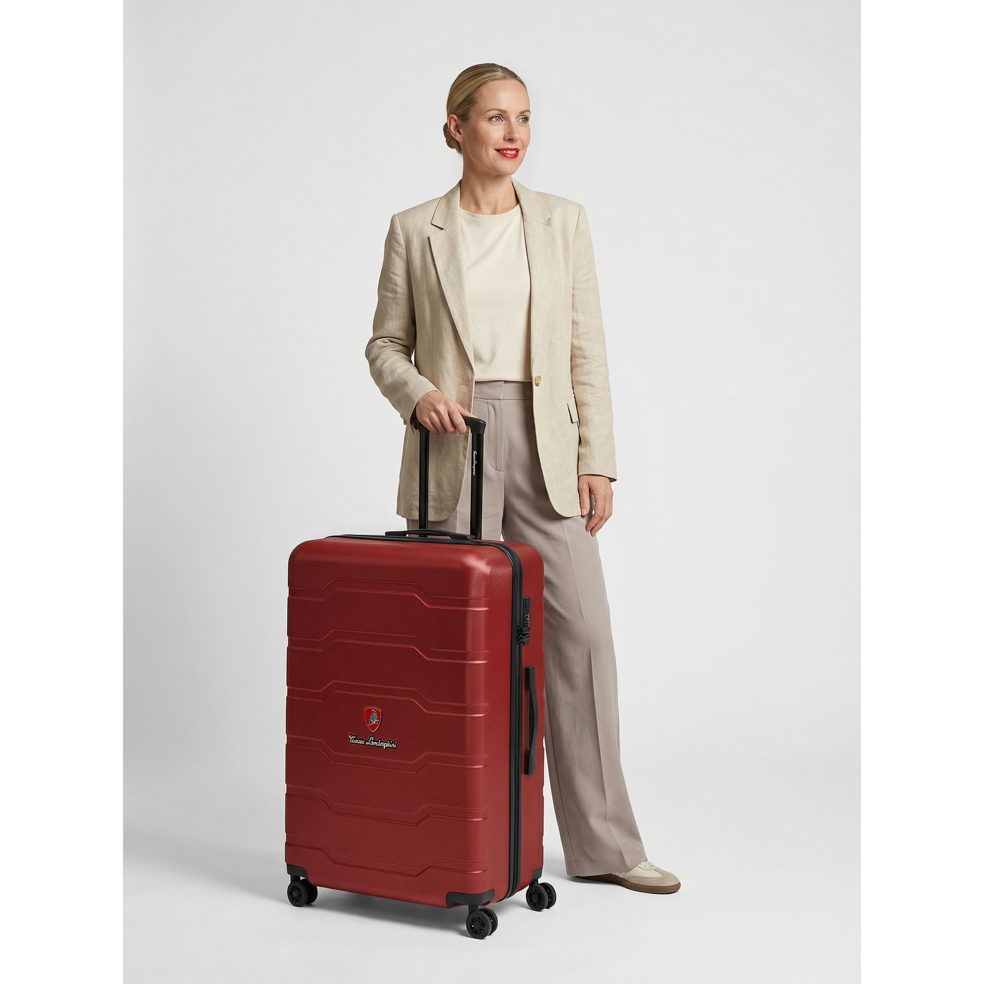 Tonino Lamborghini Hartschalen-Trolley Bologna, 4 Rollen, ABS