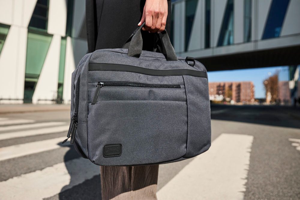 Rieker Businesstasche, Arbeitstasche, Herren Umhängetasche, auch als Rucksack tragbar