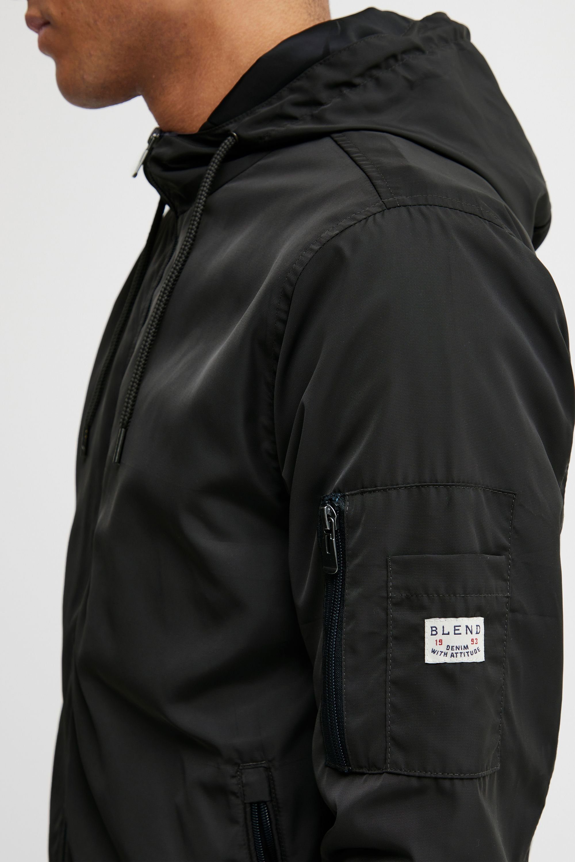 Blend Windbreaker BHRazy Lässige Übergangsjacke mit praktischen Reißverschlusstaschen